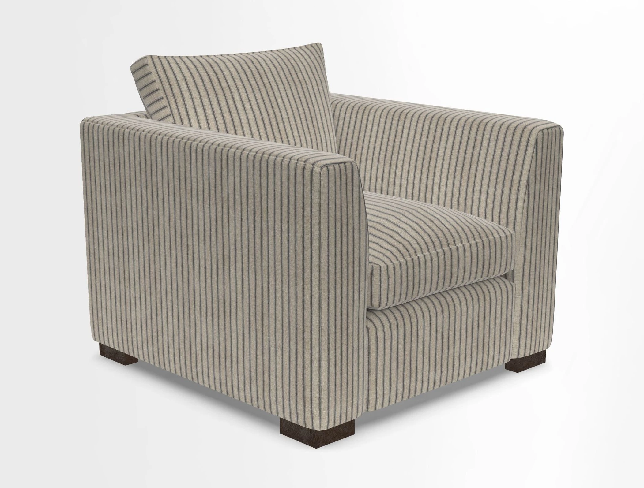 Wadenhoe Chair in Two Tone Plain Biscuit