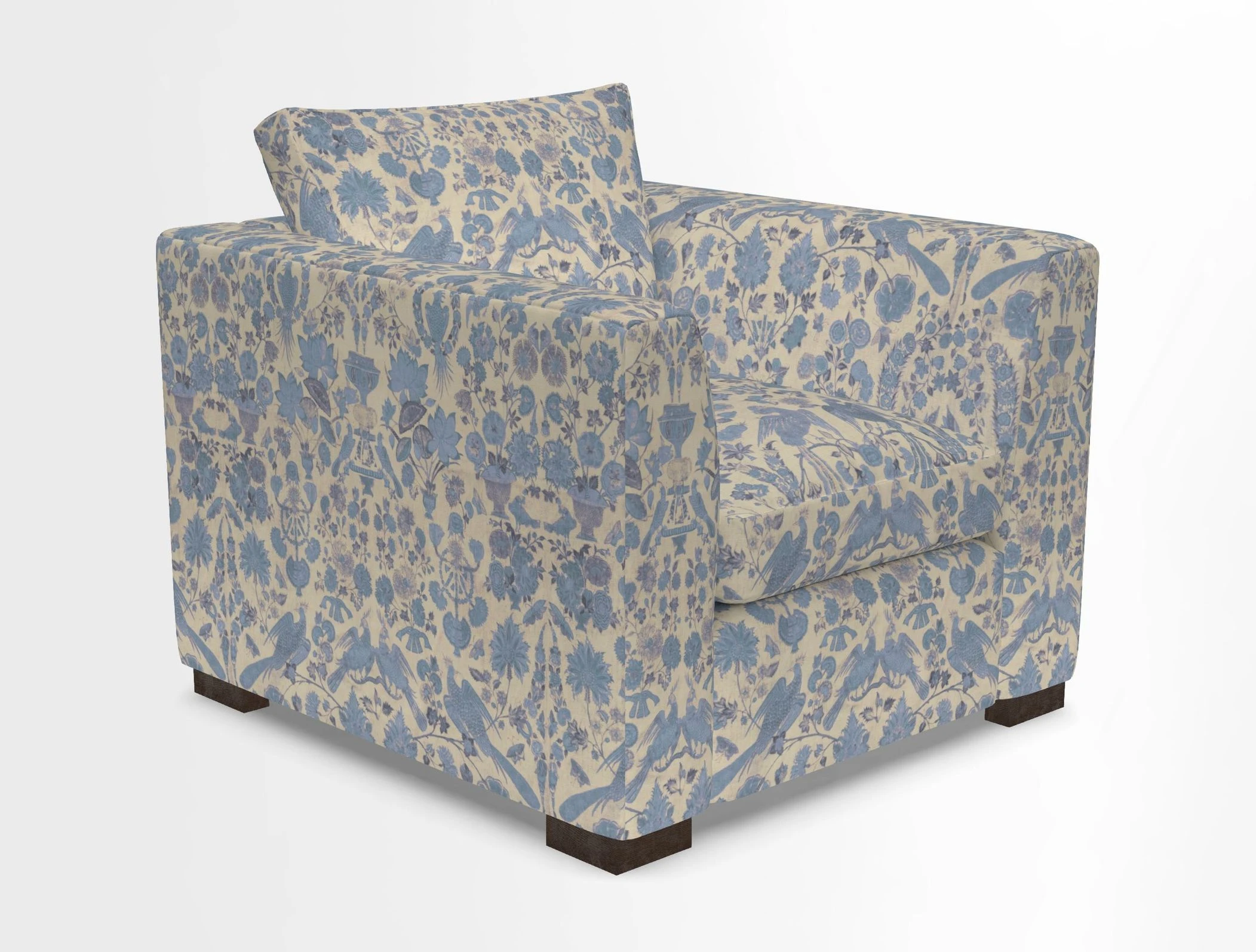 Wadenhoe Chair in Two Tone Plain Biscuit