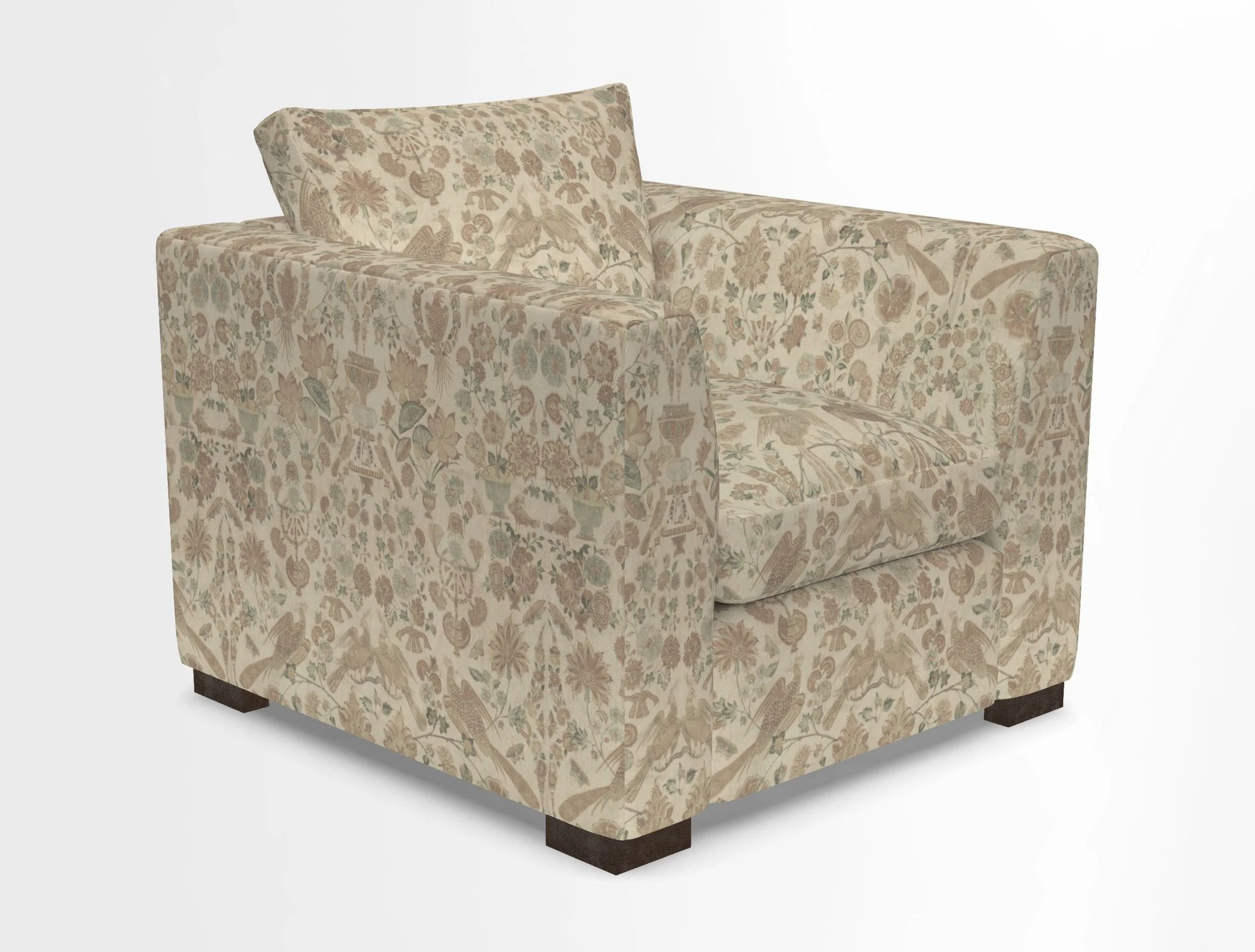 Wadenhoe Chair in Two Tone Plain Biscuit