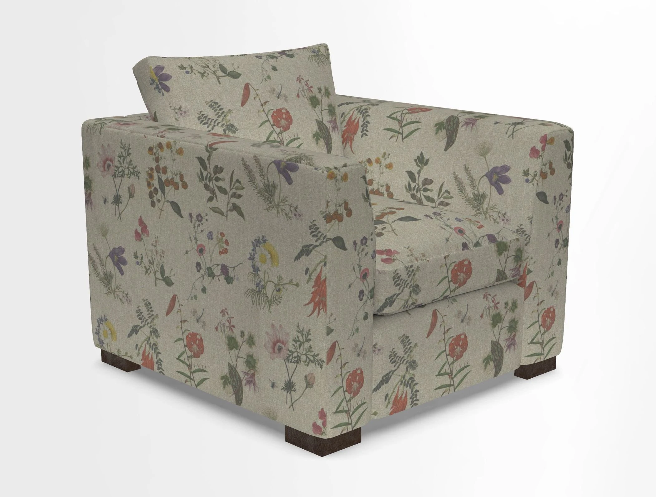 Wadenhoe Chair in Two Tone Plain Biscuit