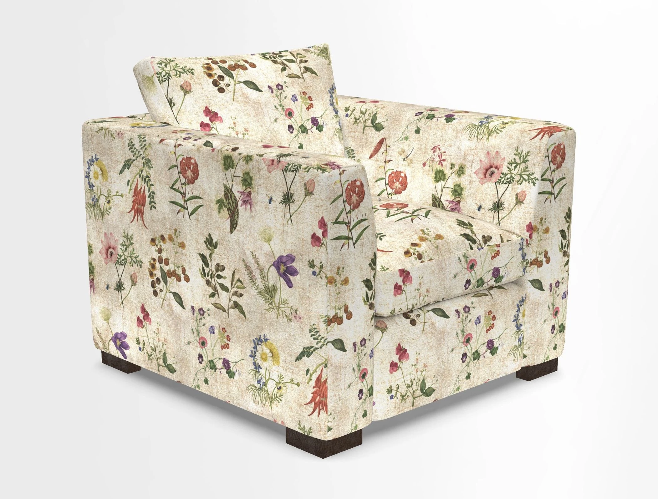 Wadenhoe Chair in Two Tone Plain Biscuit