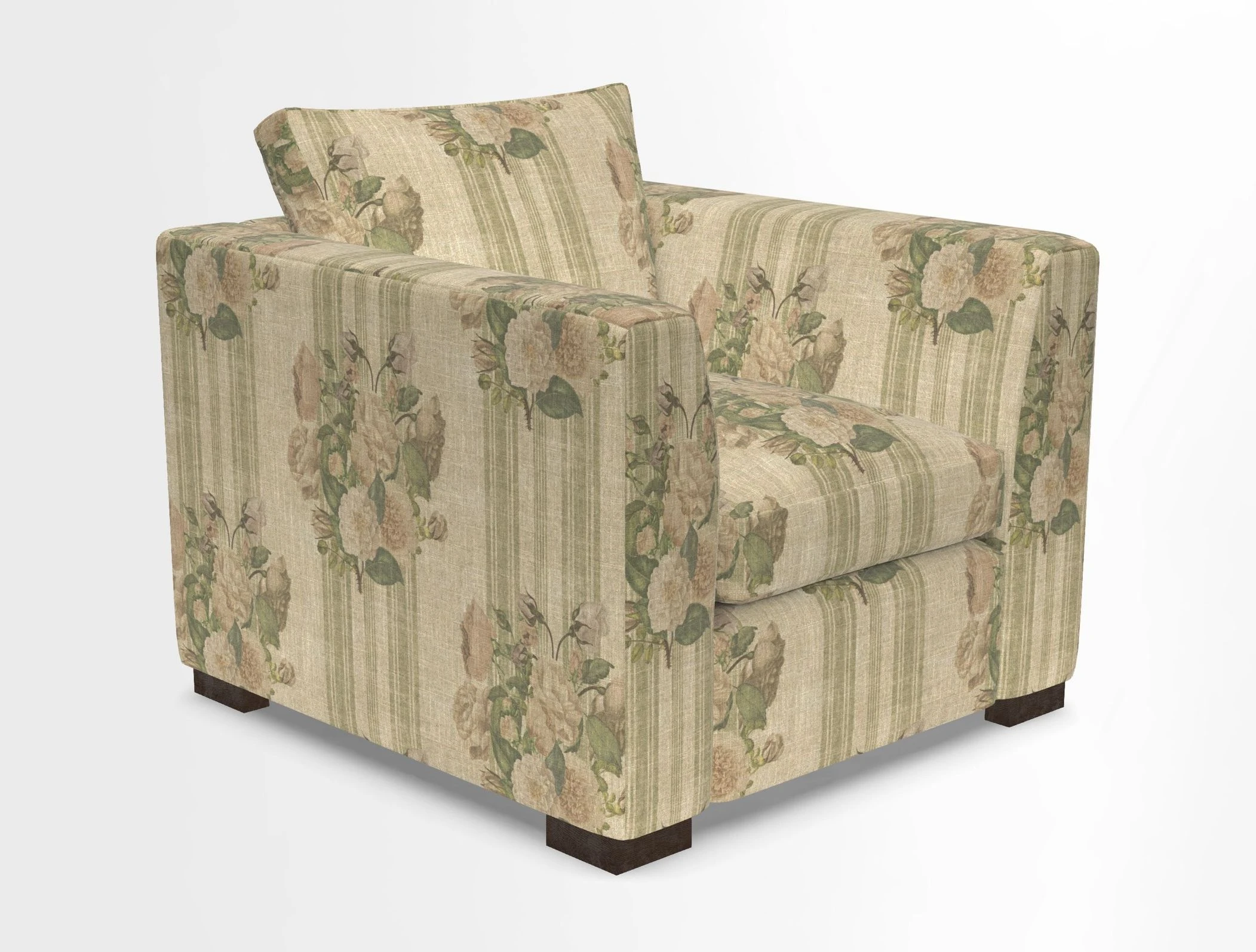 Wadenhoe Chair in Two Tone Plain Biscuit