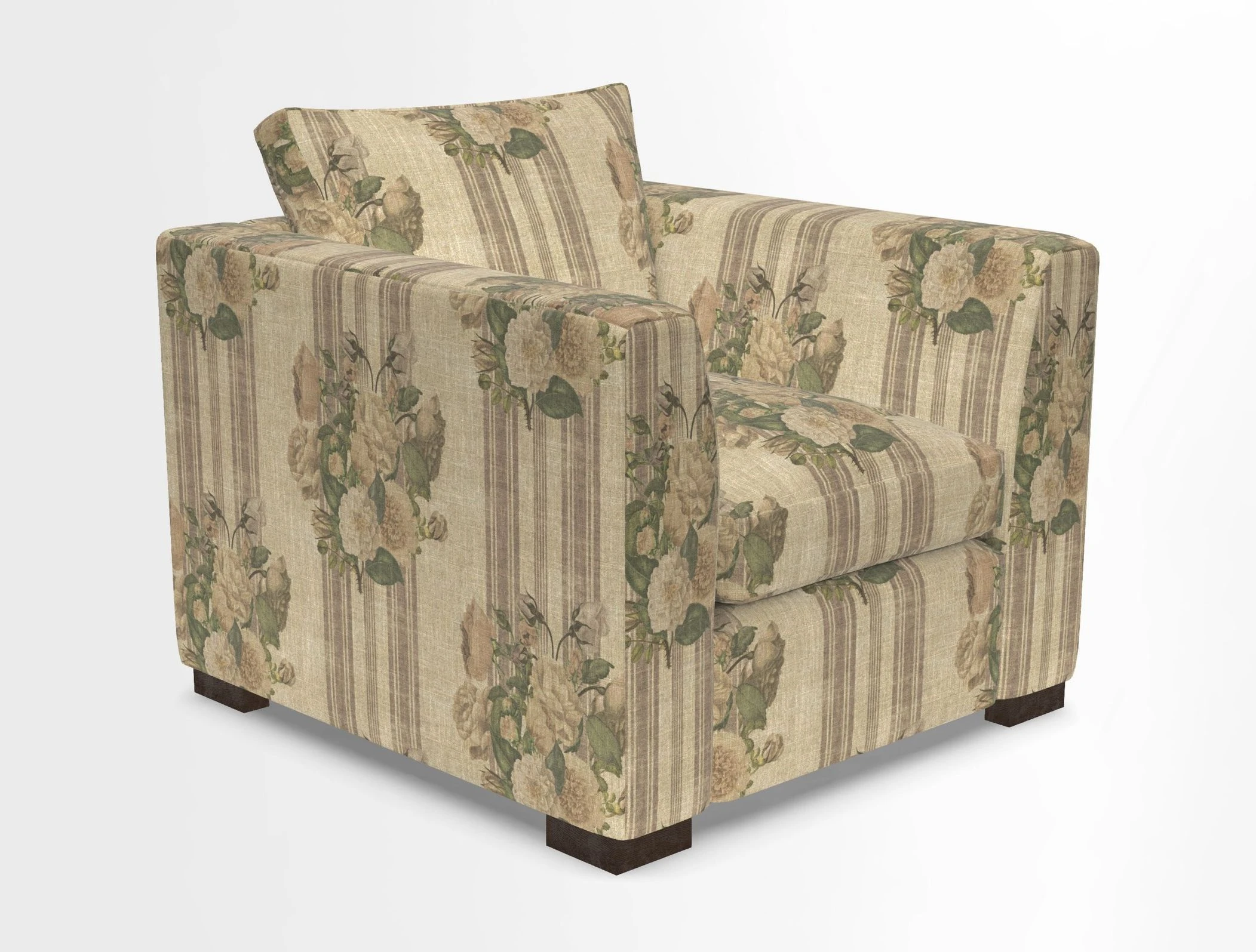 Wadenhoe Chair in Two Tone Plain Biscuit