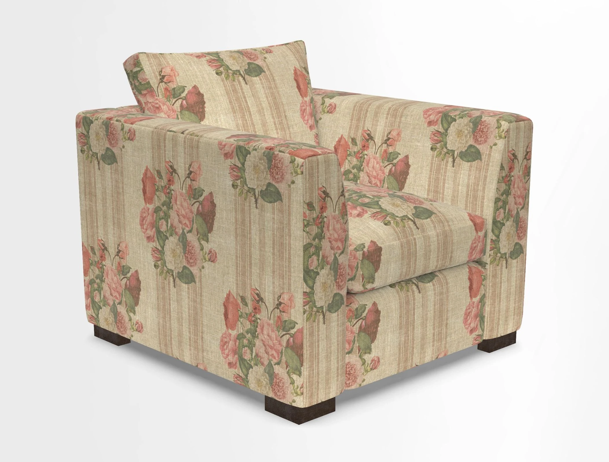 Wadenhoe Chair in Two Tone Plain Biscuit