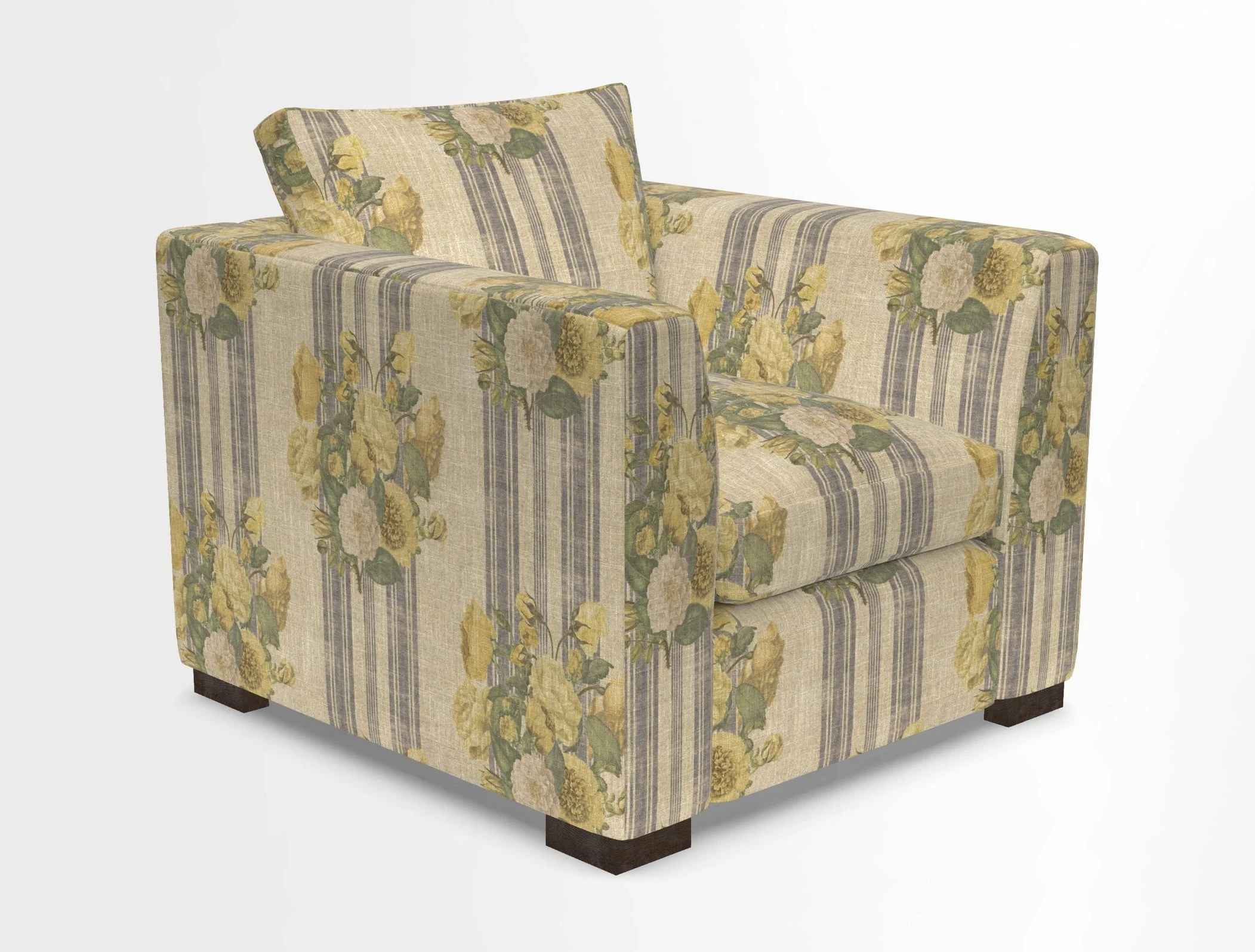 Wadenhoe Chair in Two Tone Plain Biscuit