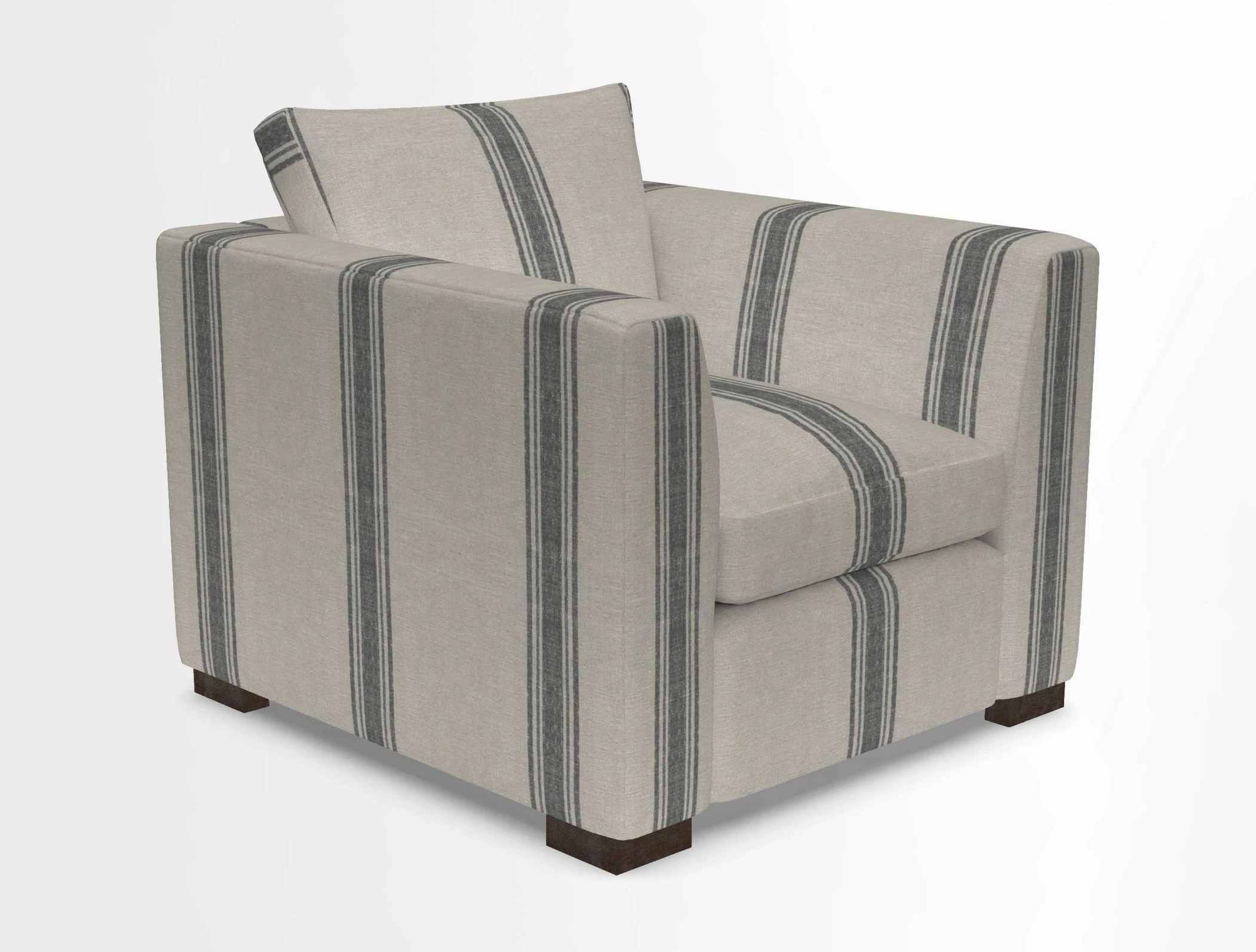 Wadenhoe Chair in Two Tone Plain Biscuit