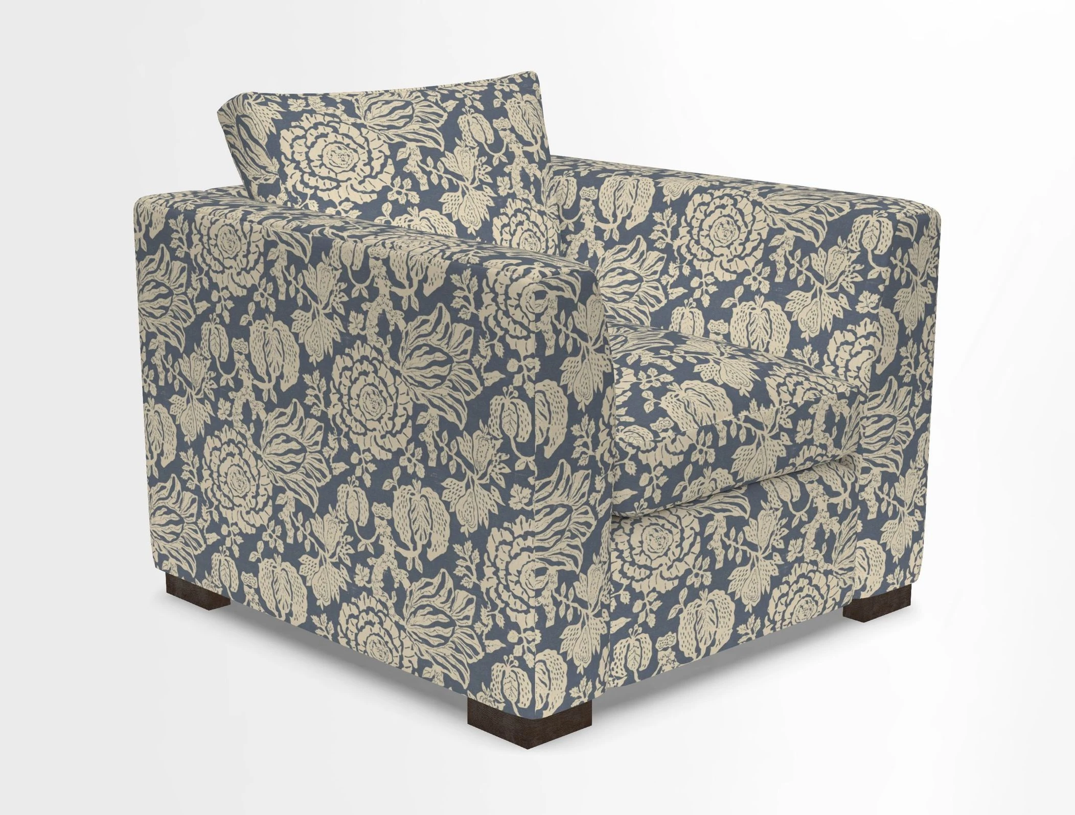 Wadenhoe Chair in Two Tone Plain Biscuit