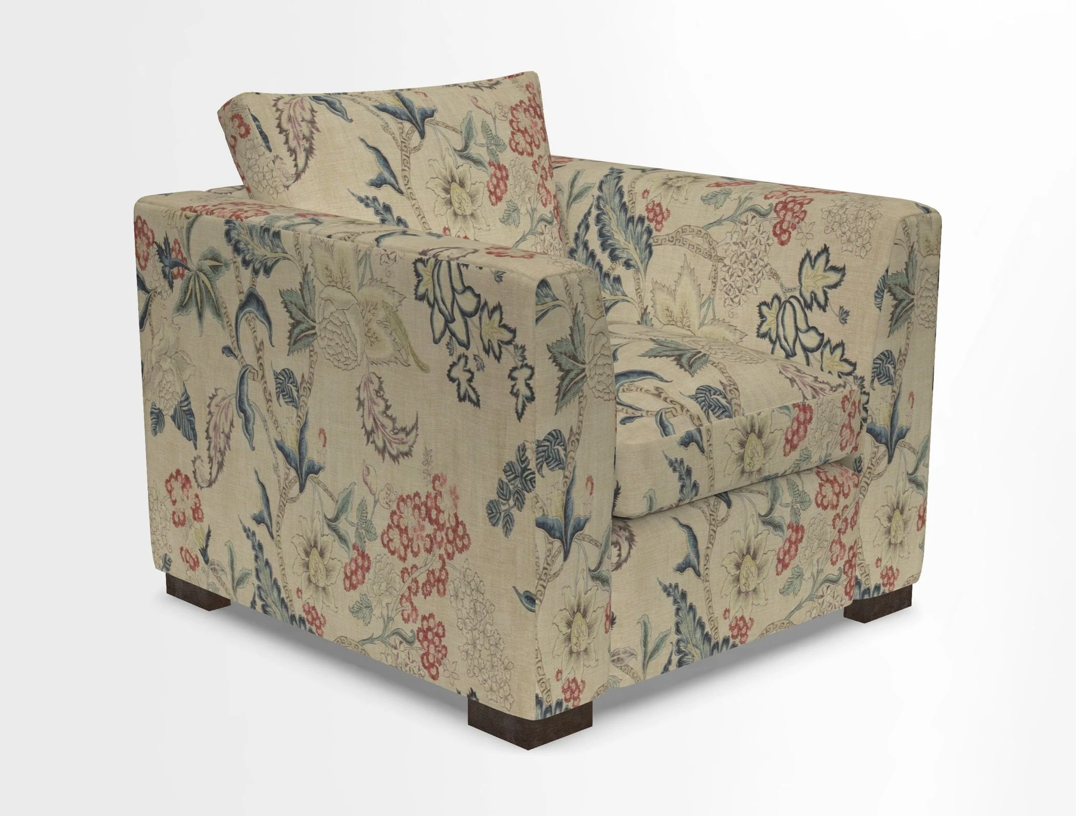 Wadenhoe Chair in Two Tone Plain Biscuit