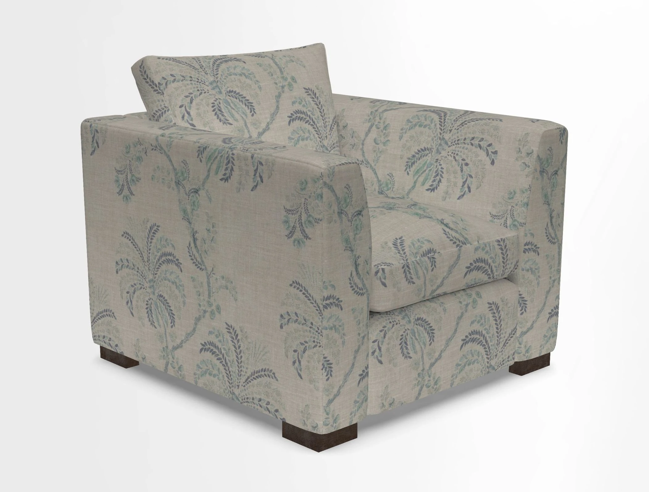 Wadenhoe Chair in Two Tone Plain Biscuit