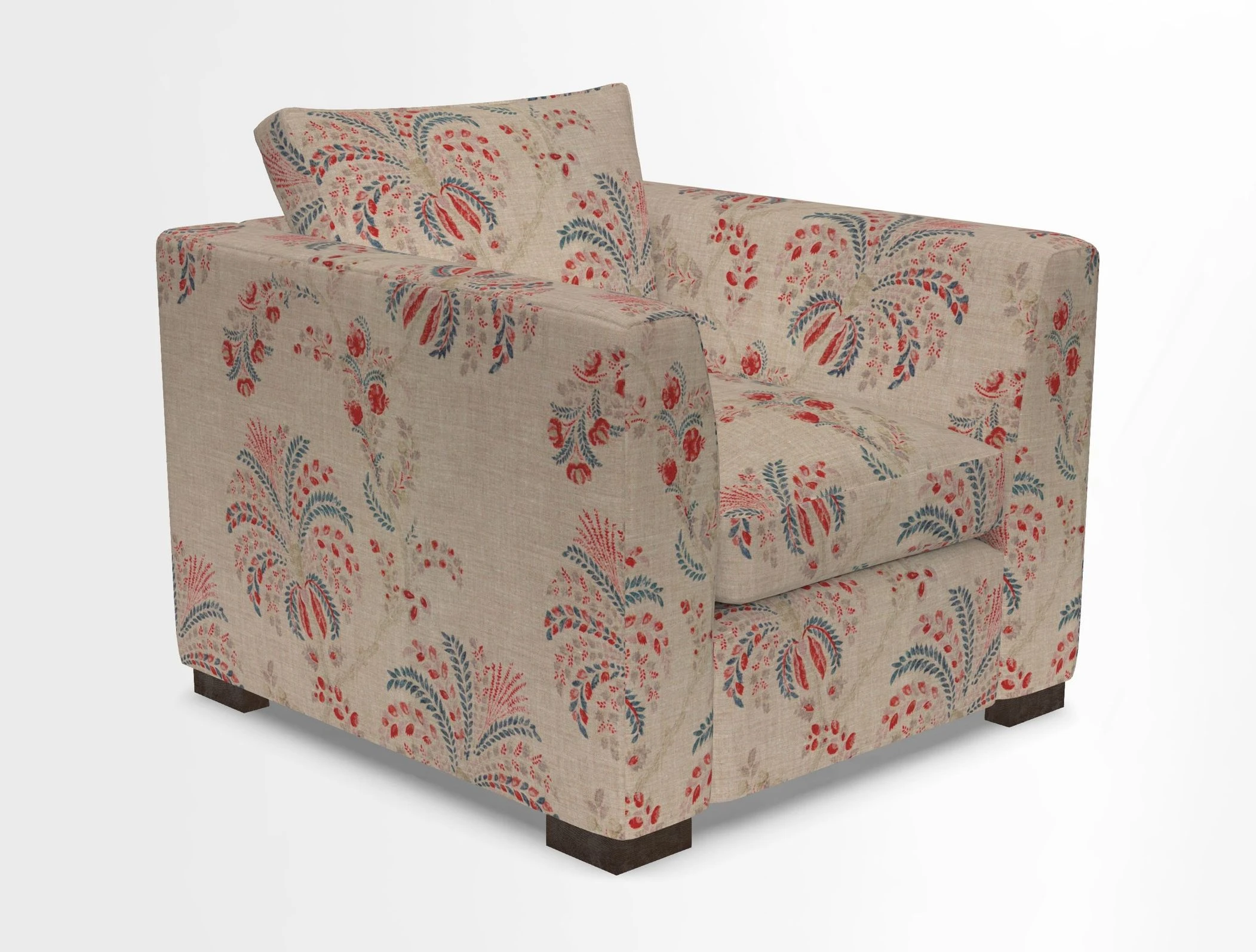 Wadenhoe Chair in Two Tone Plain Biscuit