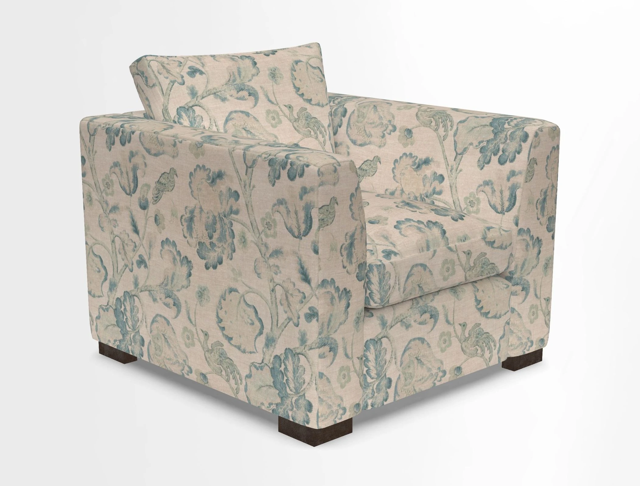 Wadenhoe Chair in Two Tone Plain Biscuit
