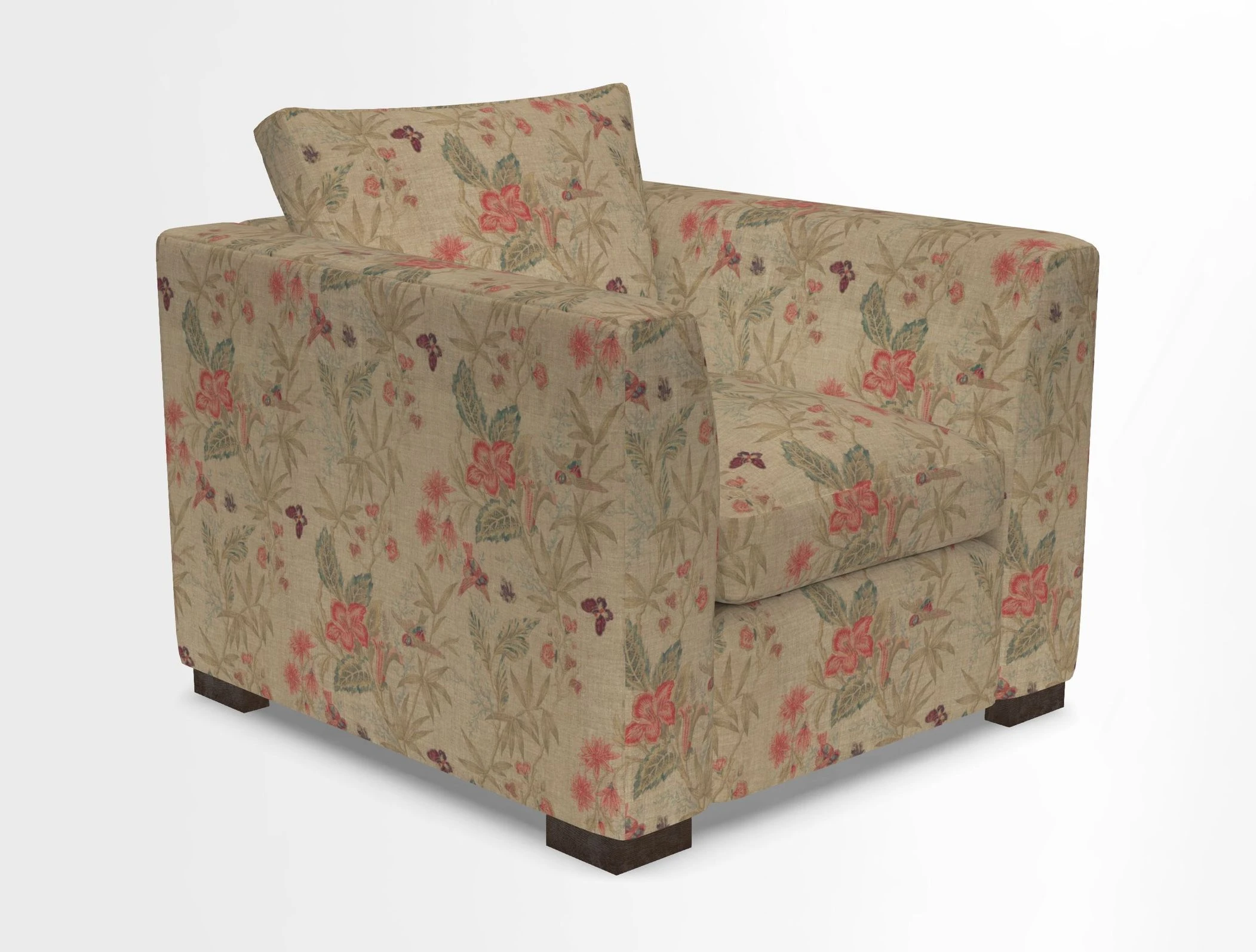 Wadenhoe Chair in Two Tone Plain Biscuit