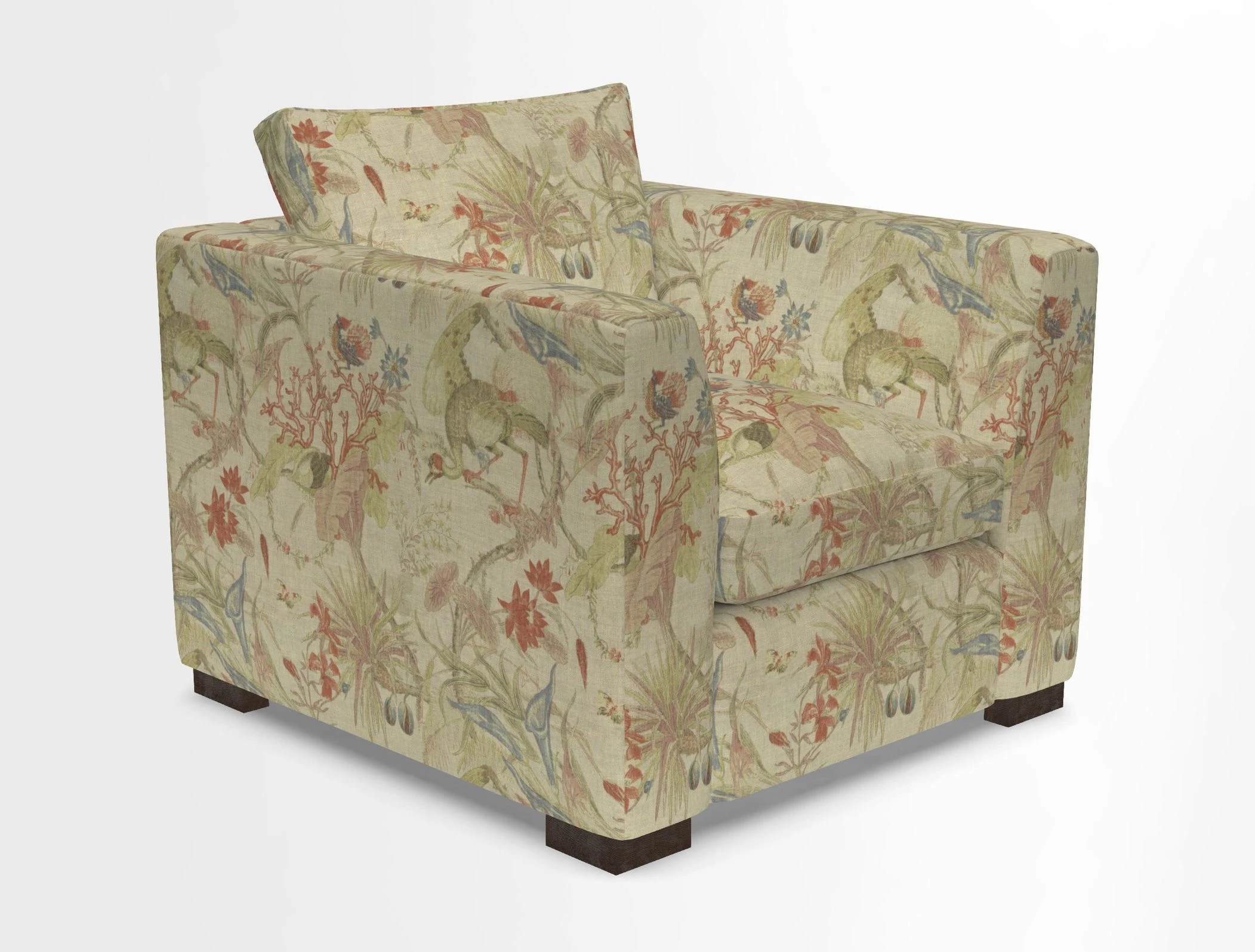 Wadenhoe Chair in Two Tone Plain Biscuit