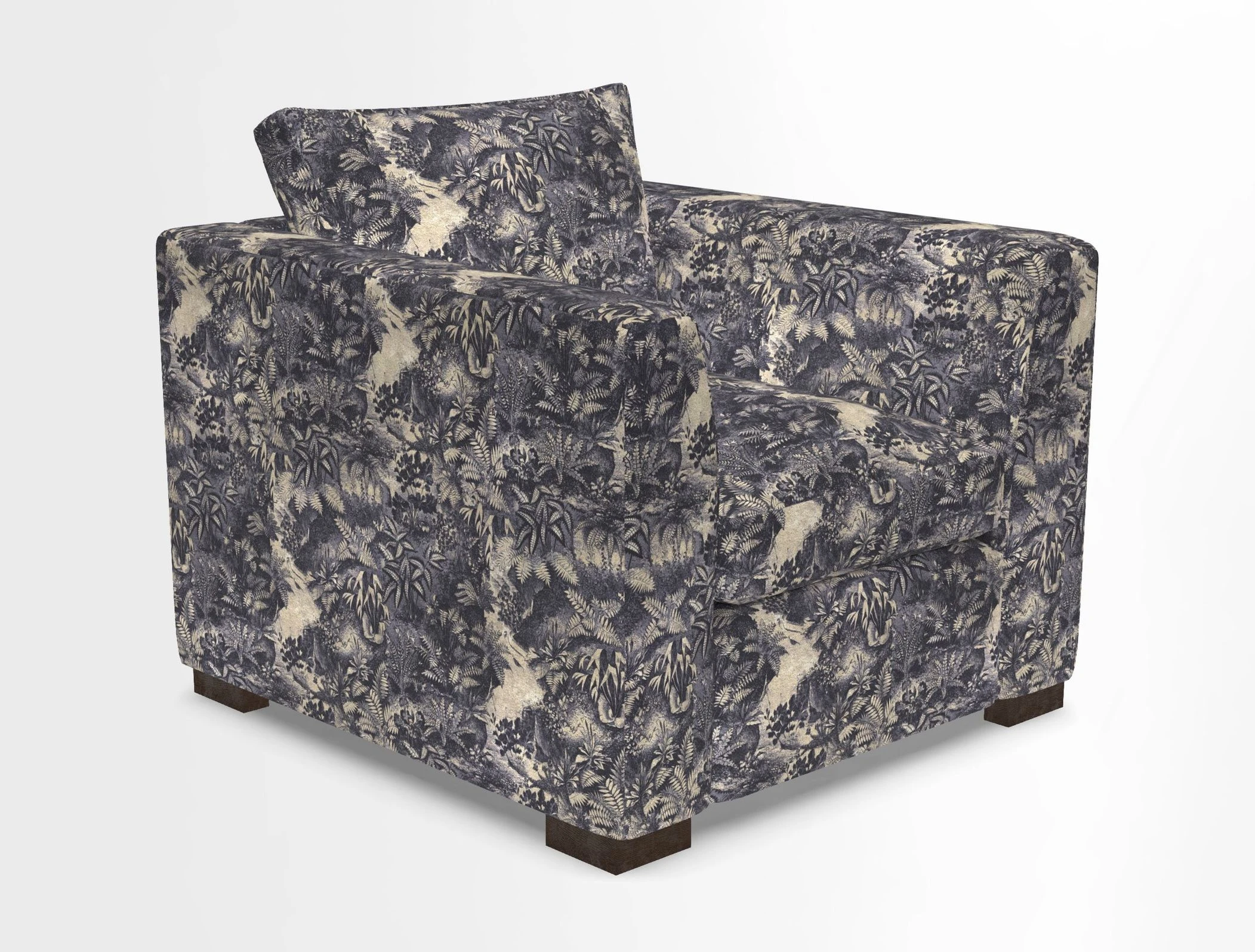Wadenhoe Chair in Two Tone Plain Biscuit