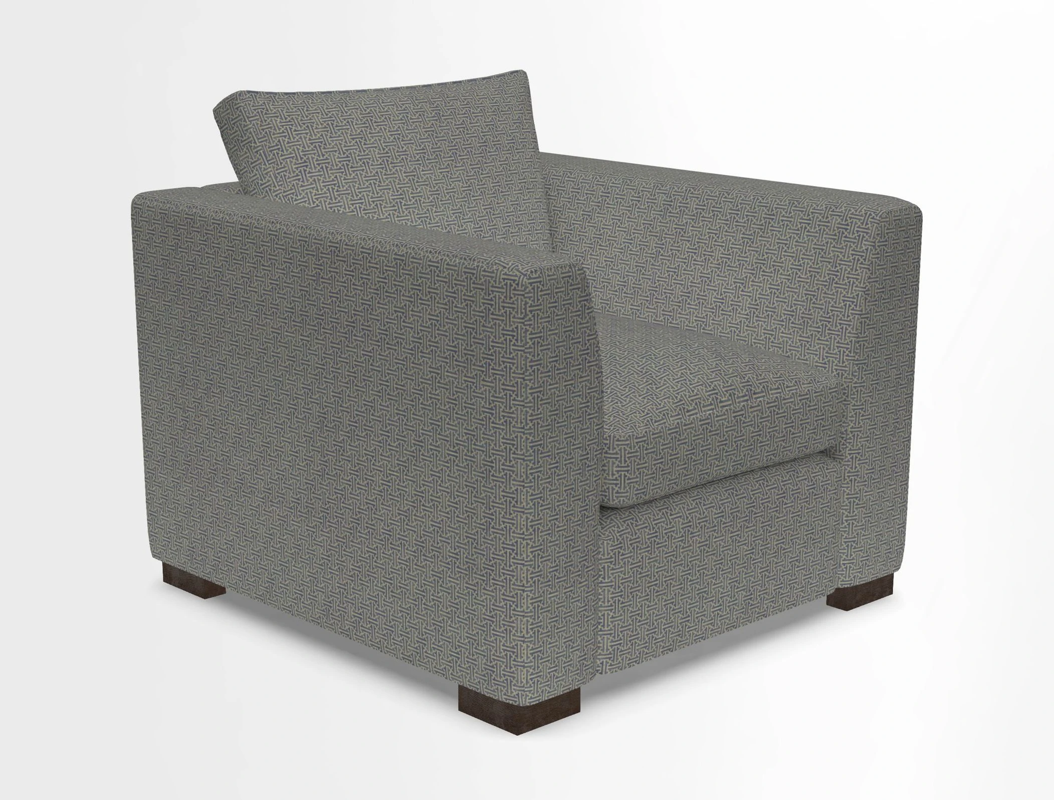 Wadenhoe Chair in Two Tone Plain Biscuit