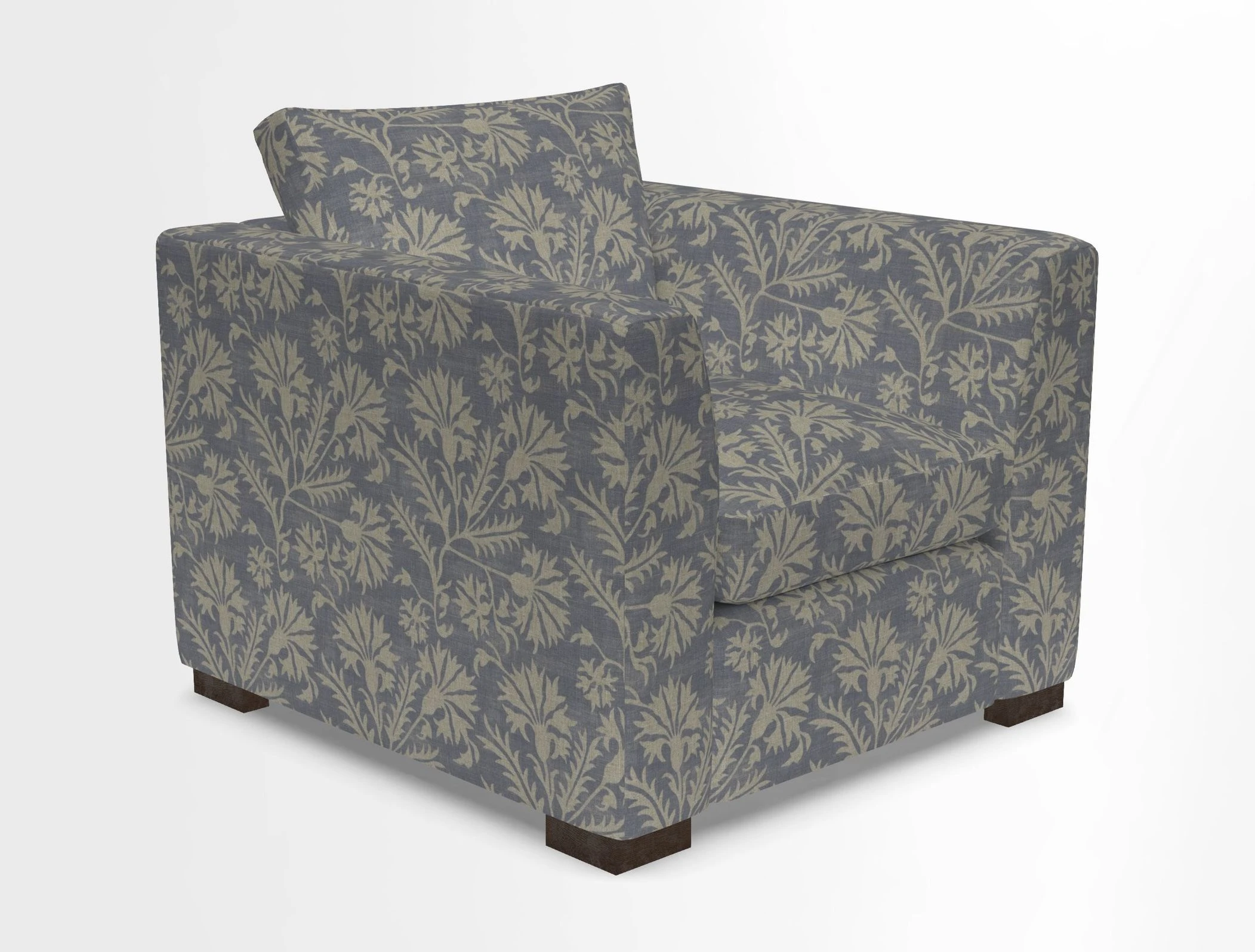Wadenhoe Chair in Two Tone Plain Biscuit