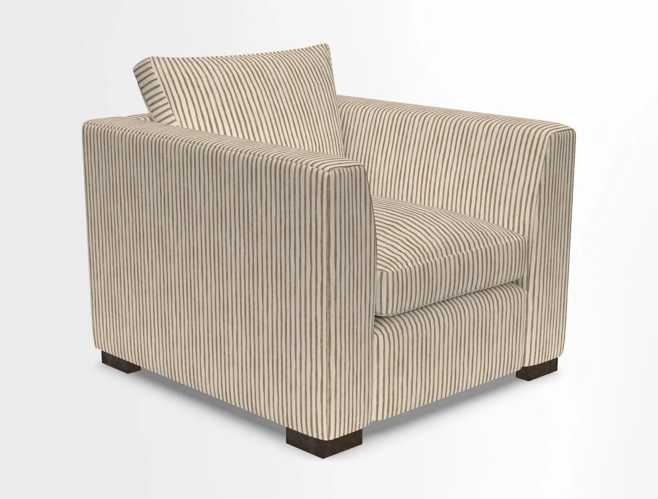 Wadenhoe Chair in Two Tone Plain Biscuit