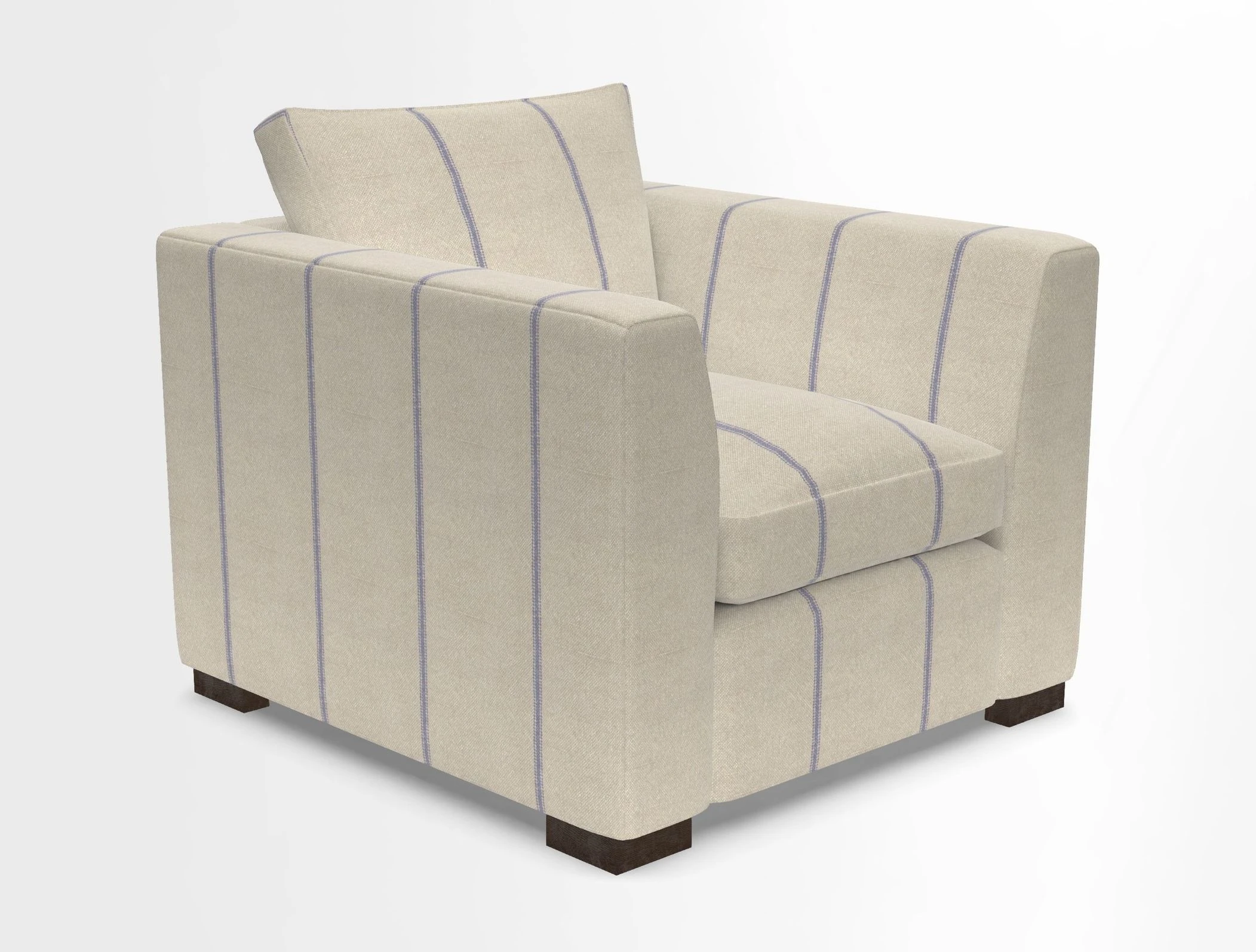 Wadenhoe Chair in Two Tone Plain Biscuit