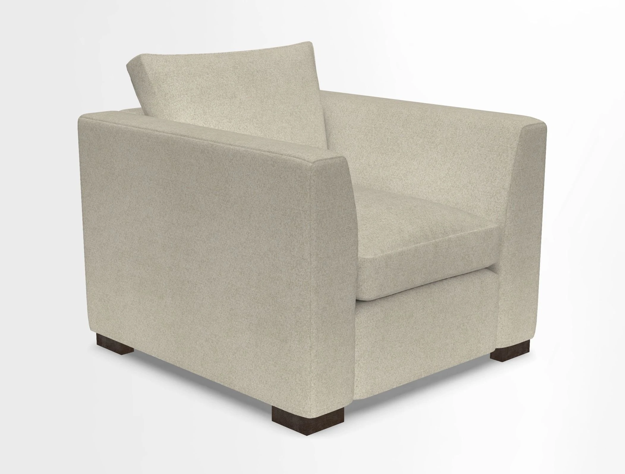 Wadenhoe Chair in Two Tone Plain Biscuit