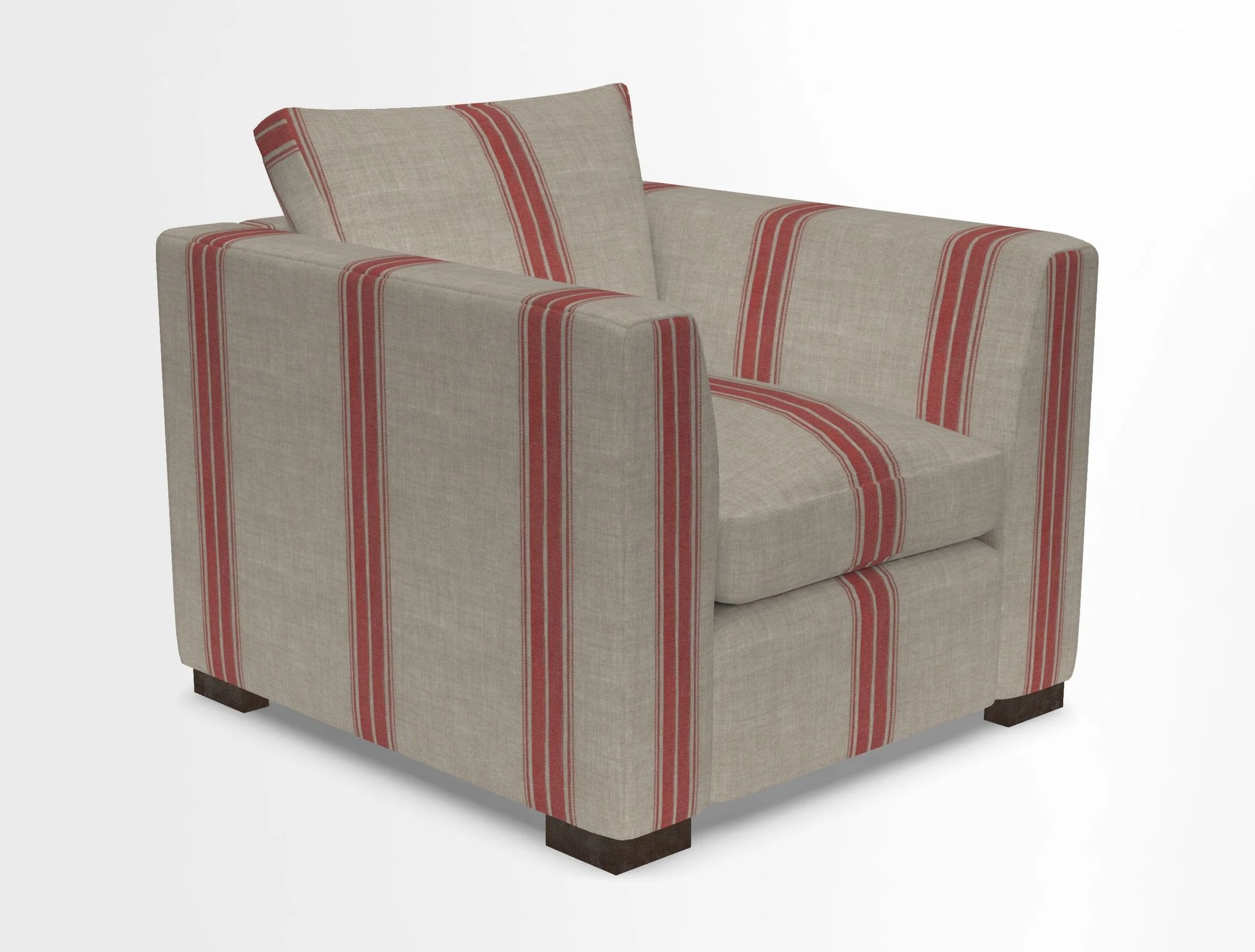 Wadenhoe Chair in Two Tone Plain Biscuit