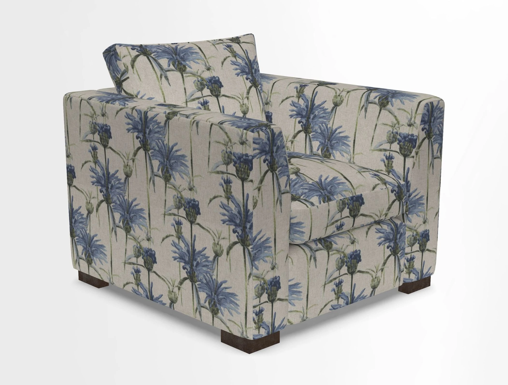Wadenhoe Chair in Two Tone Plain Biscuit