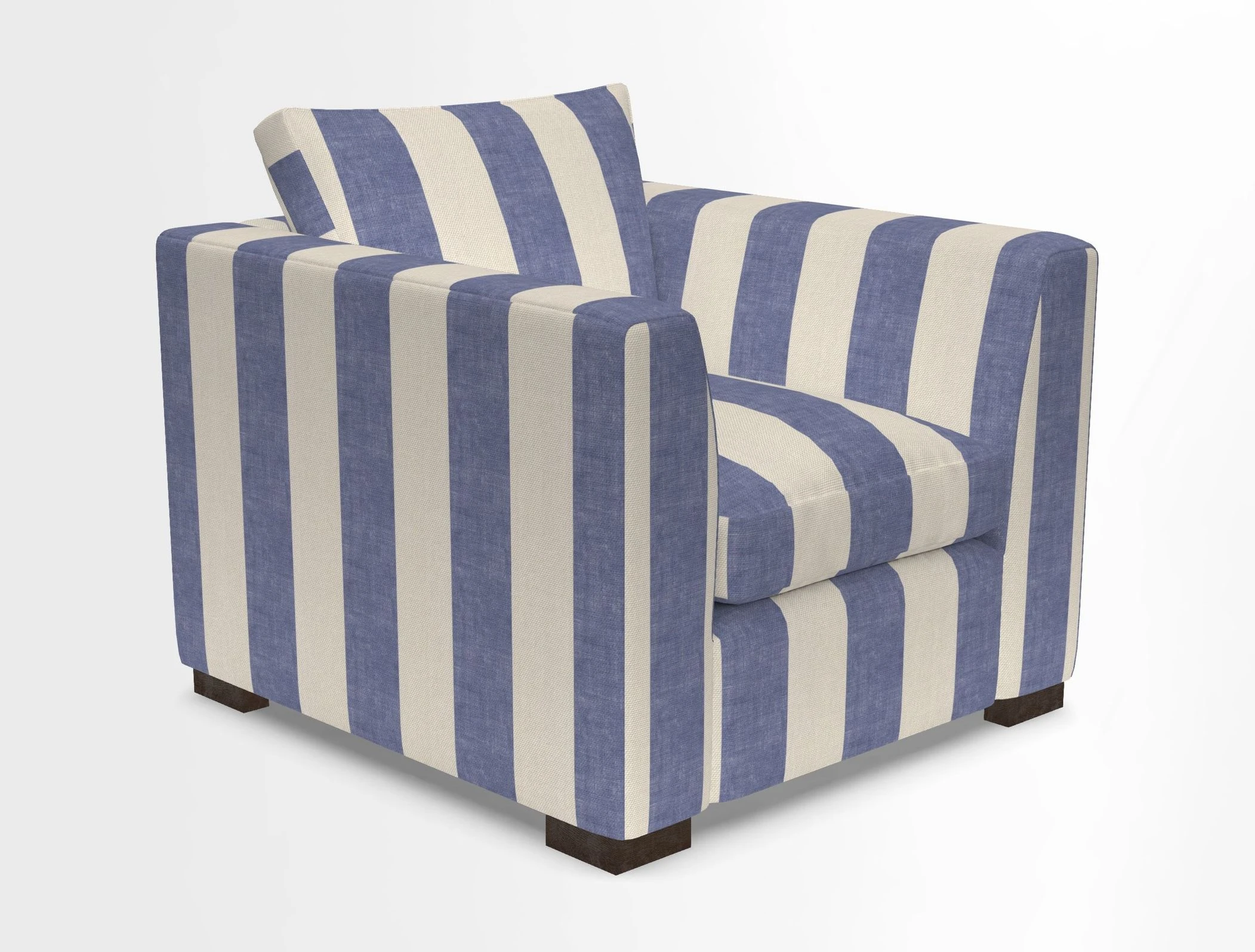 Wadenhoe Chair in Two Tone Plain Biscuit