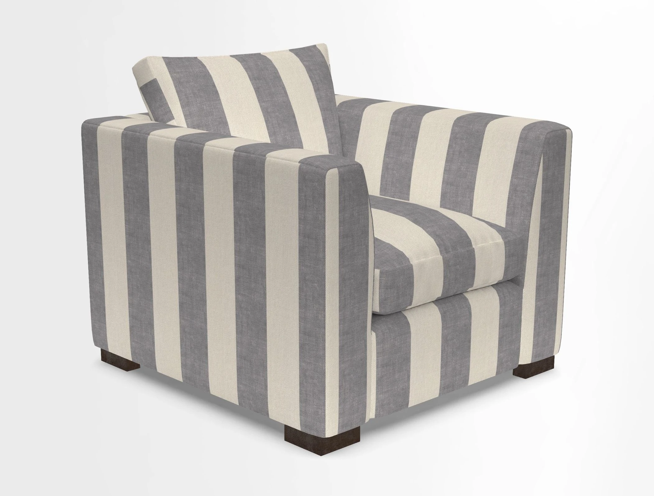 Wadenhoe Chair in Two Tone Plain Biscuit