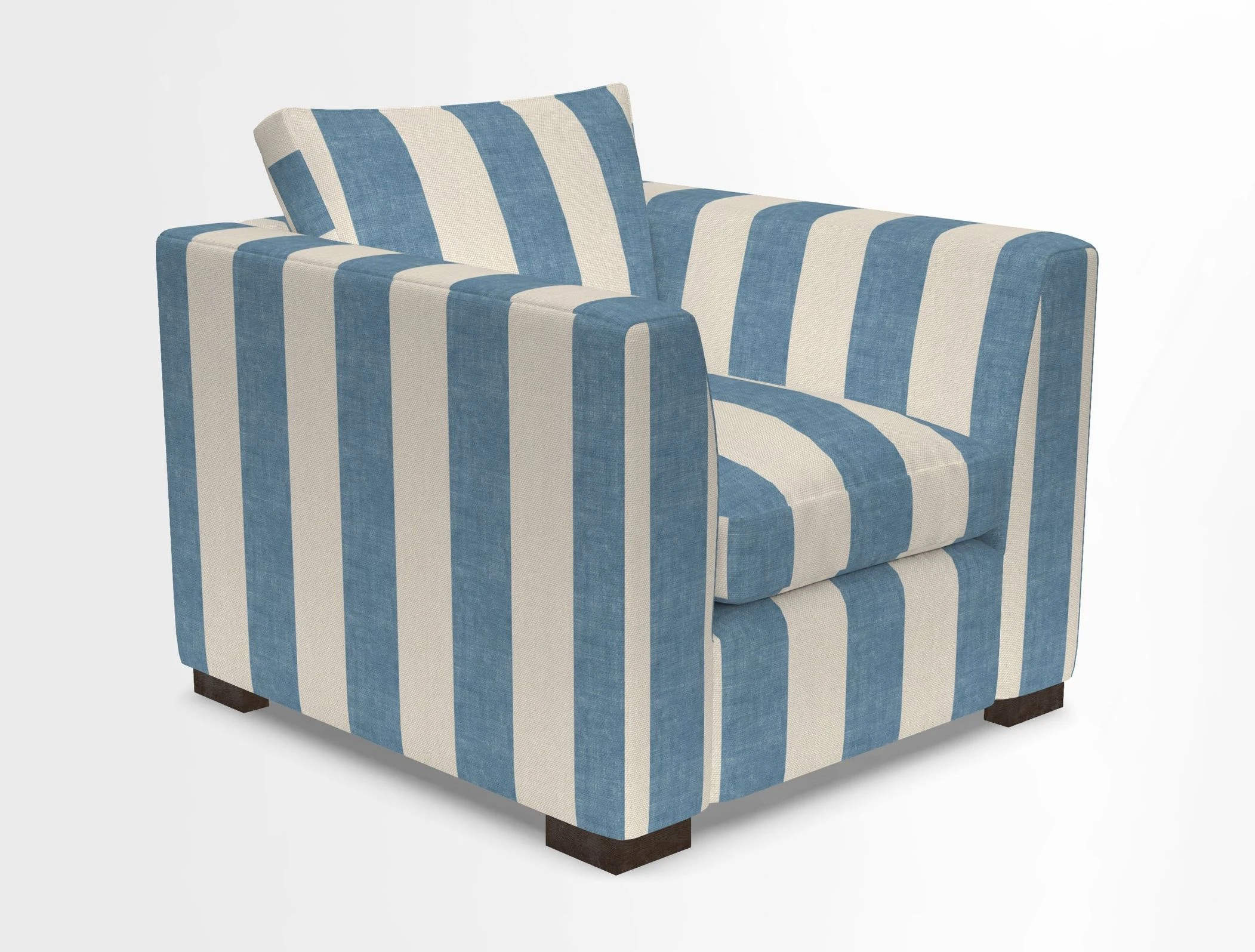 Wadenhoe Chair in Two Tone Plain Biscuit