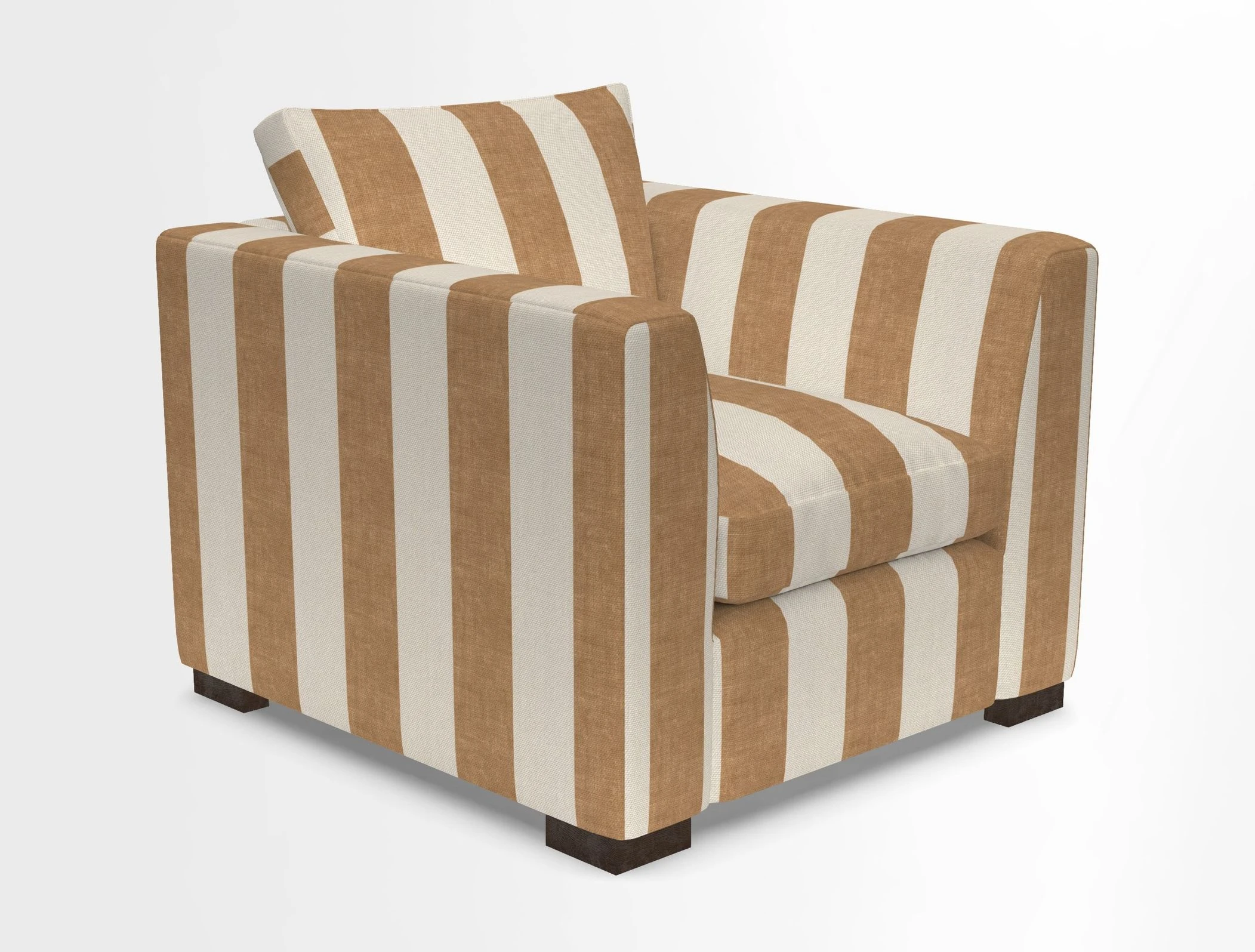 Wadenhoe Chair in Two Tone Plain Biscuit