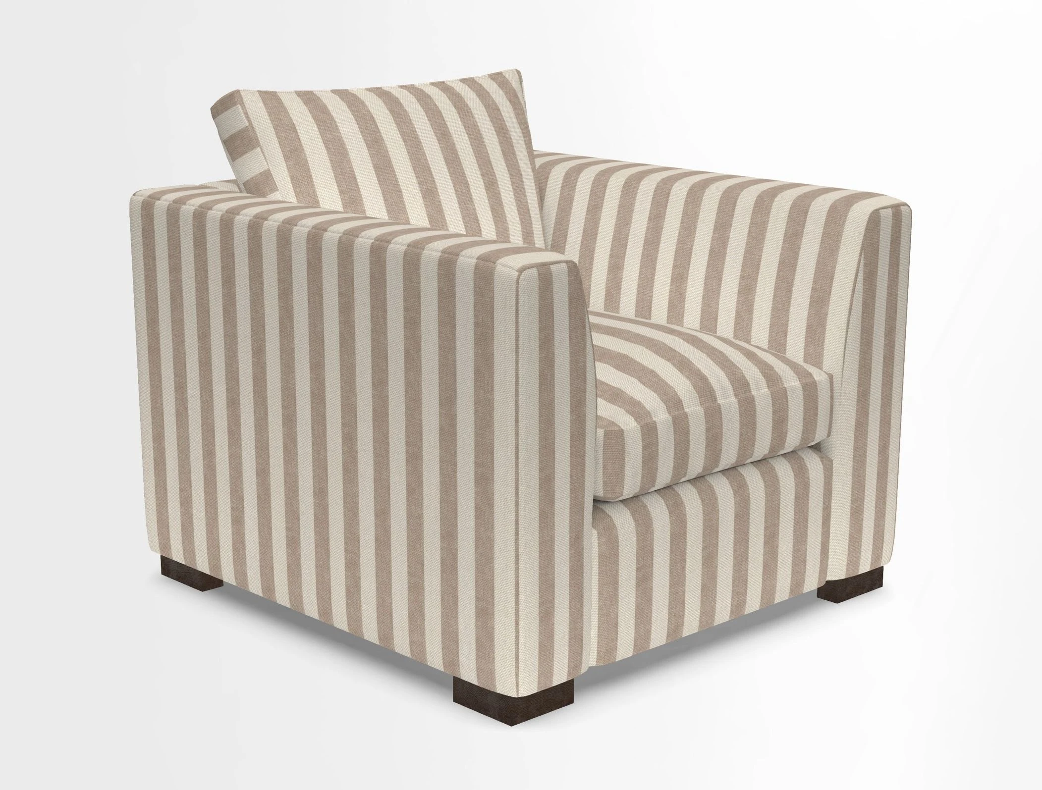 Wadenhoe Chair in Two Tone Plain Biscuit