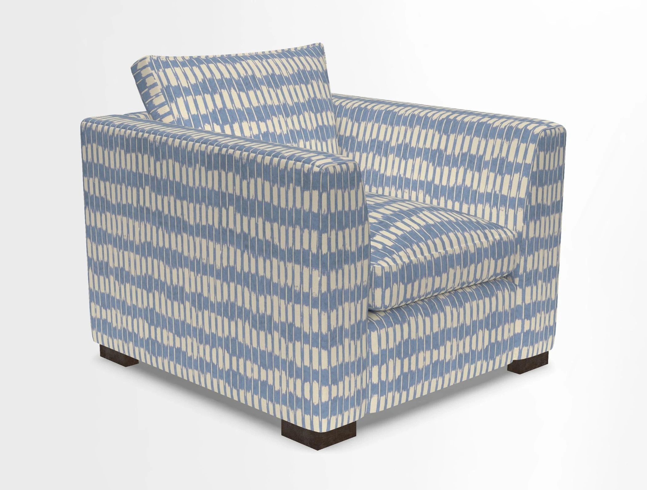 Wadenhoe Chair in Two Tone Plain Biscuit