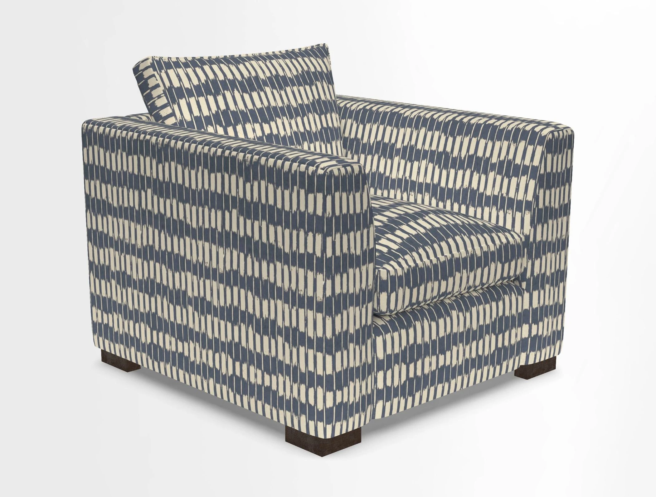 Wadenhoe Chair in Two Tone Plain Biscuit