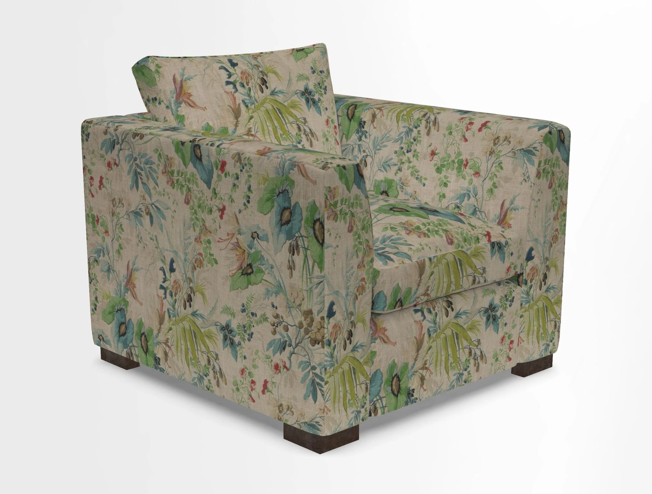 Wadenhoe Chair in Two Tone Plain Biscuit