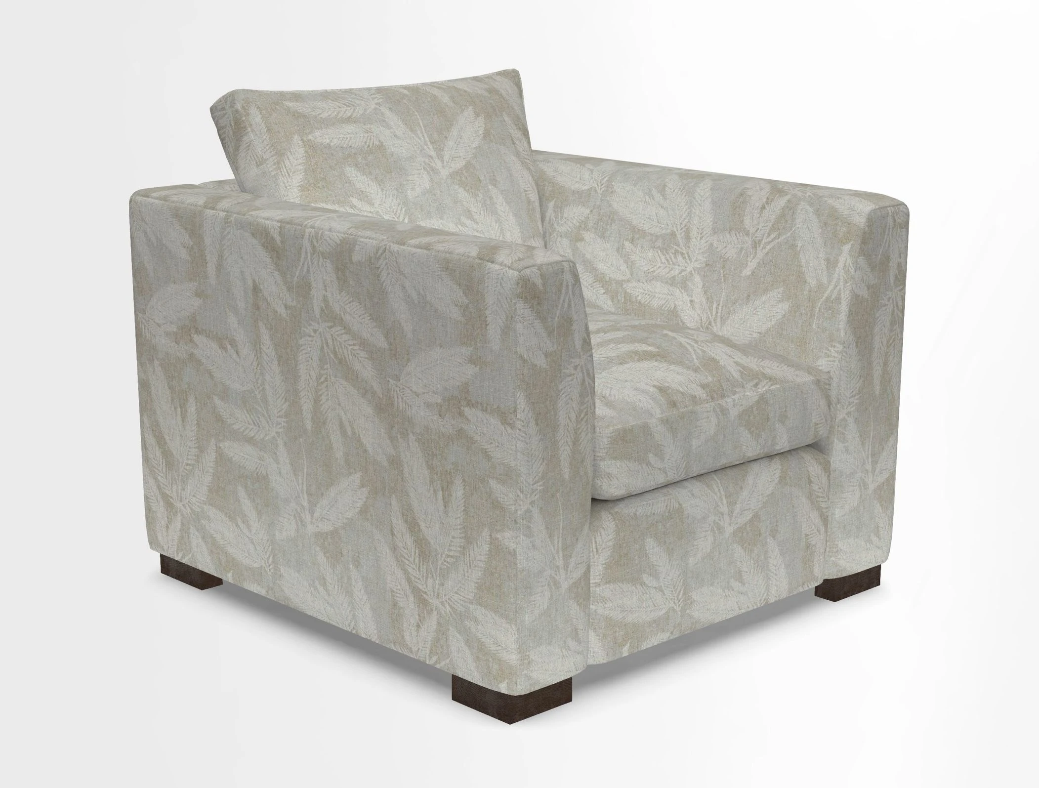 Wadenhoe Chair in Two Tone Plain Biscuit
