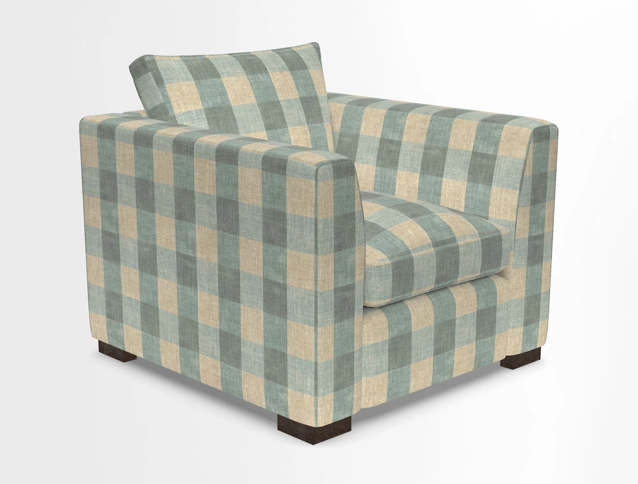 Wadenhoe Chair in Two Tone Plain Biscuit