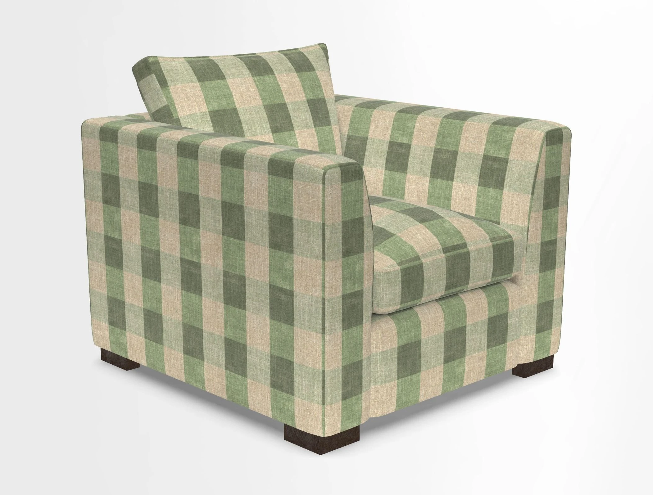 Wadenhoe Chair in Two Tone Plain Biscuit