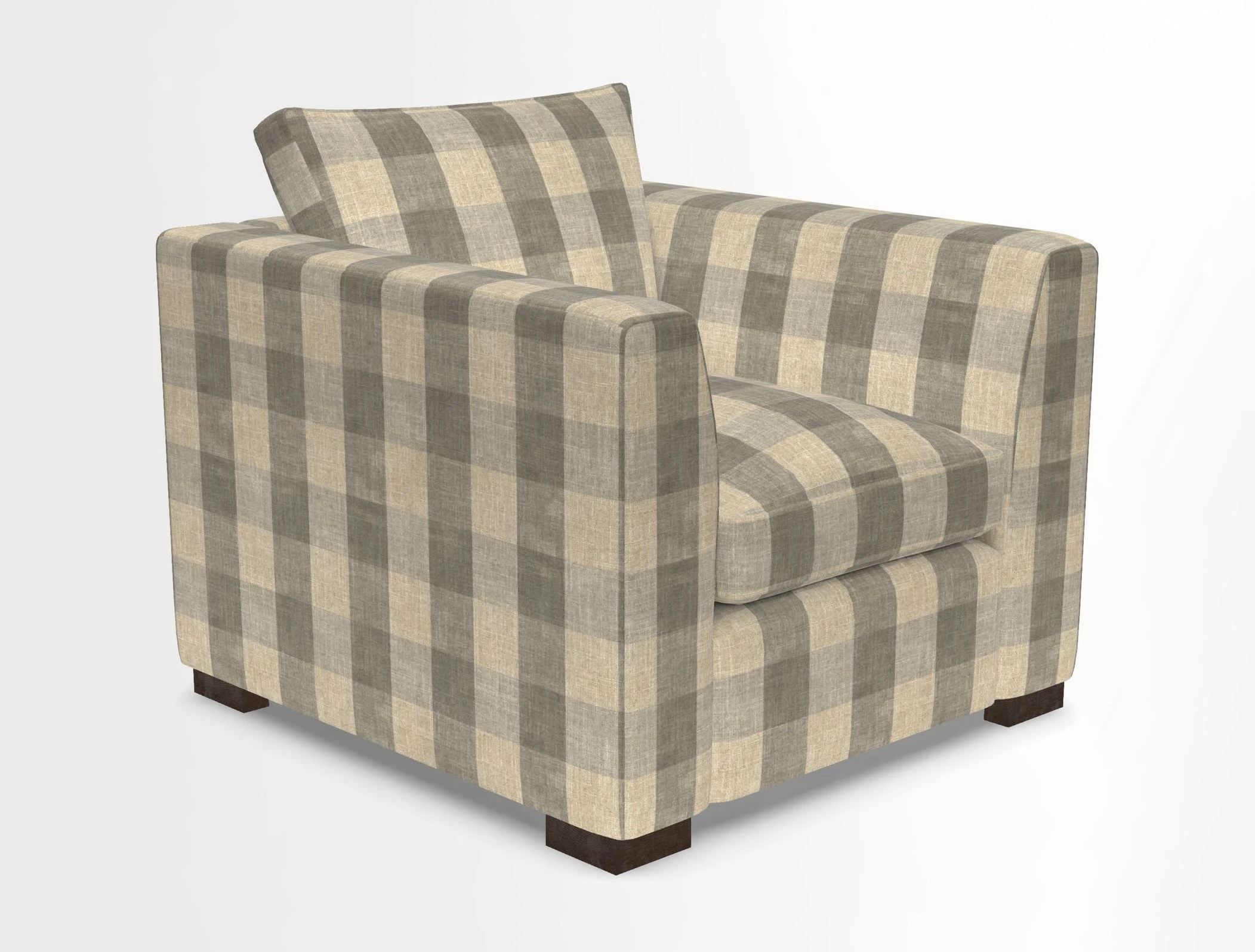 Wadenhoe Chair in Two Tone Plain Biscuit