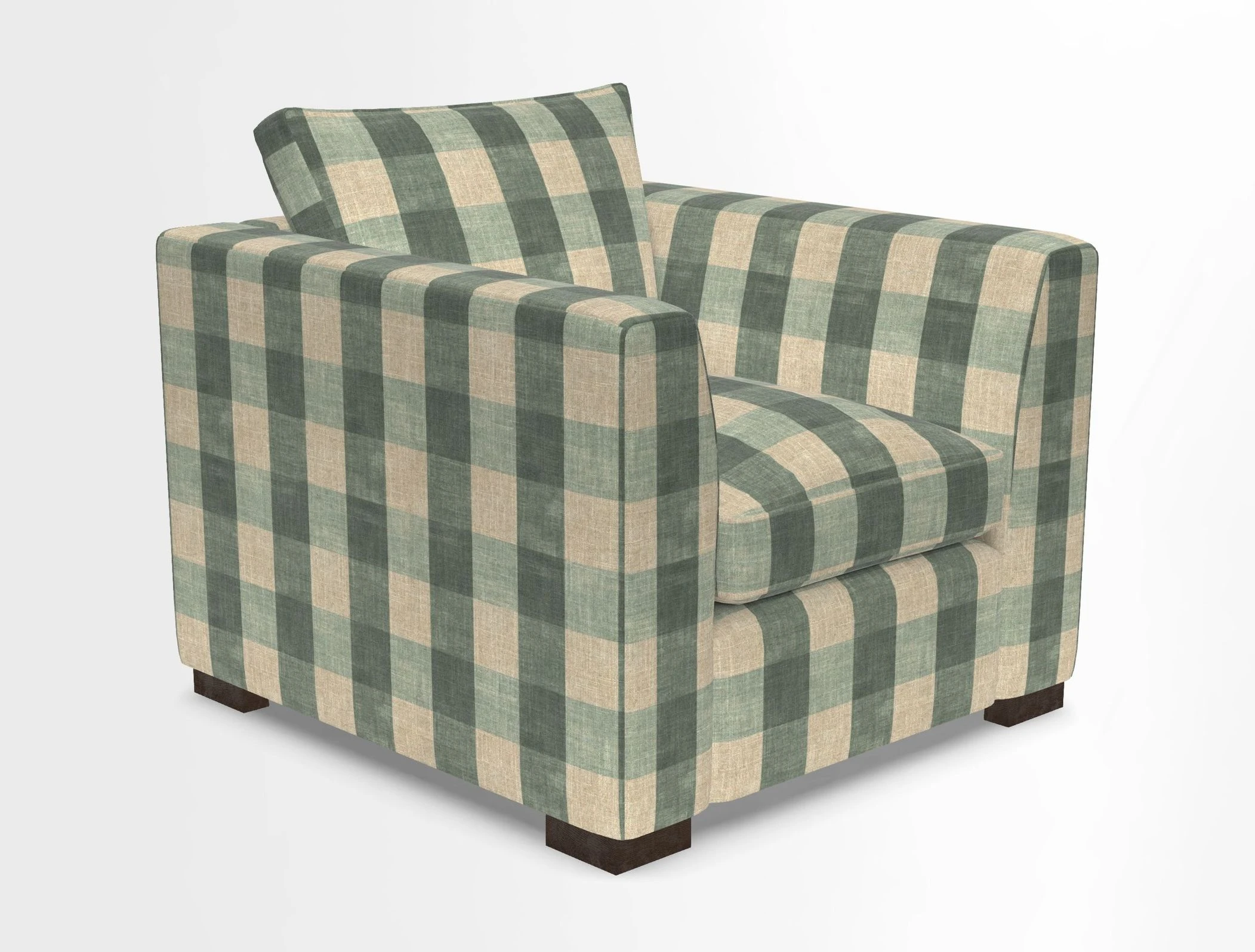 Wadenhoe Chair in Two Tone Plain Biscuit