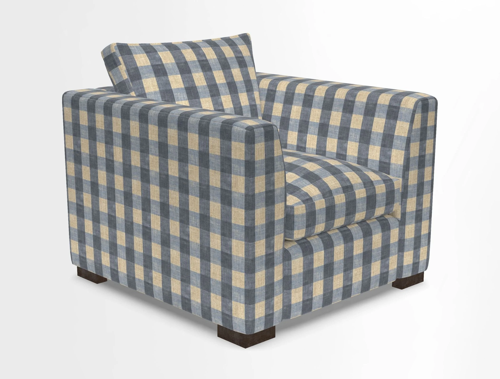 Wadenhoe Chair in Two Tone Plain Biscuit