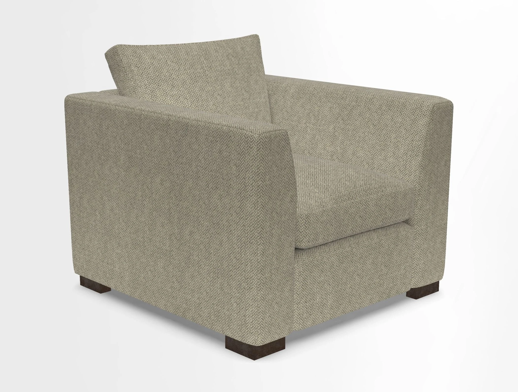 Wadenhoe Chair in Two Tone Plain Biscuit