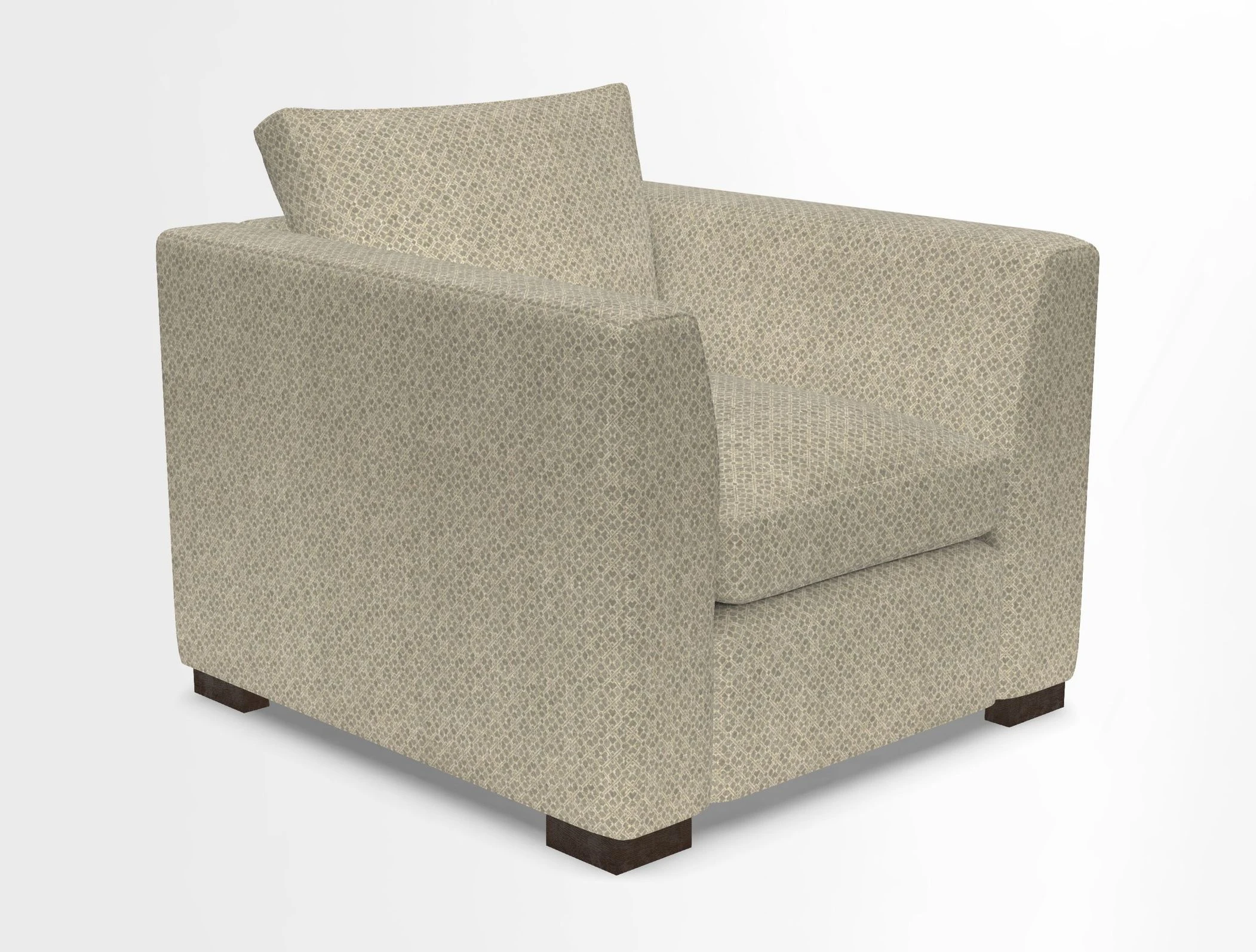 Wadenhoe Chair in Two Tone Plain Biscuit