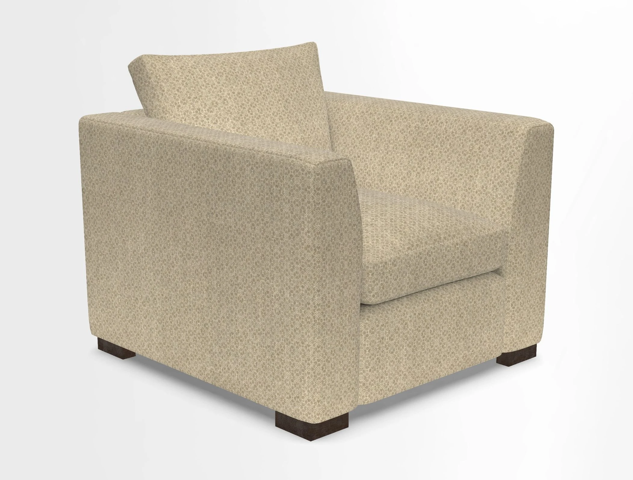 Wadenhoe Chair in Two Tone Plain Biscuit