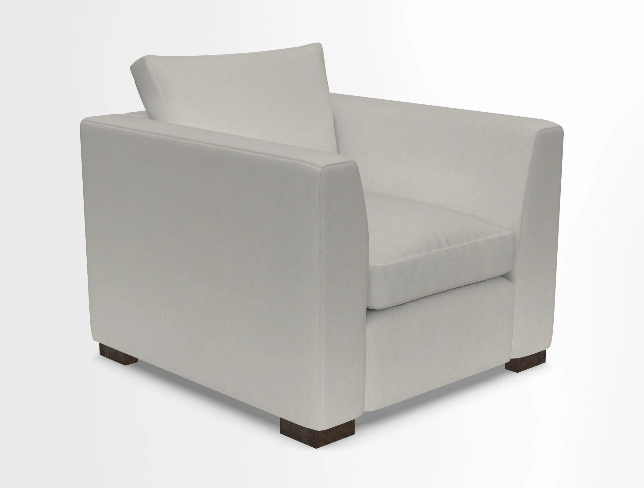 Wadenhoe Chair in Two Tone Plain Biscuit