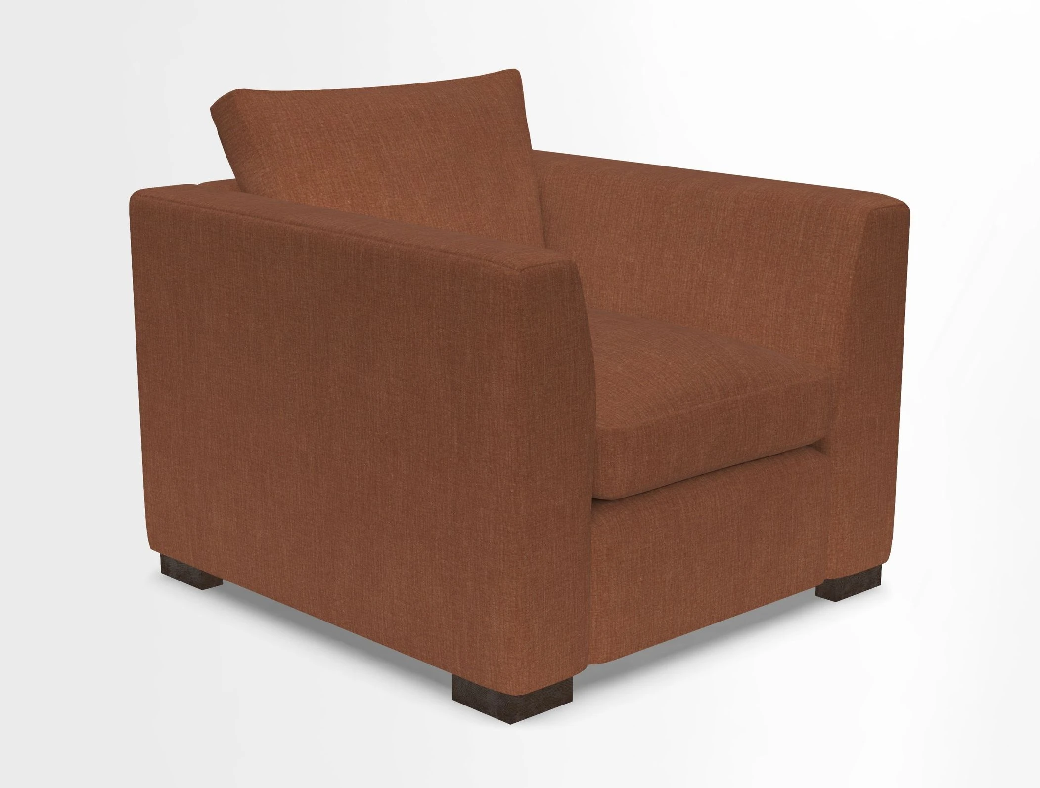 Wadenhoe Chair in Two Tone Plain Biscuit