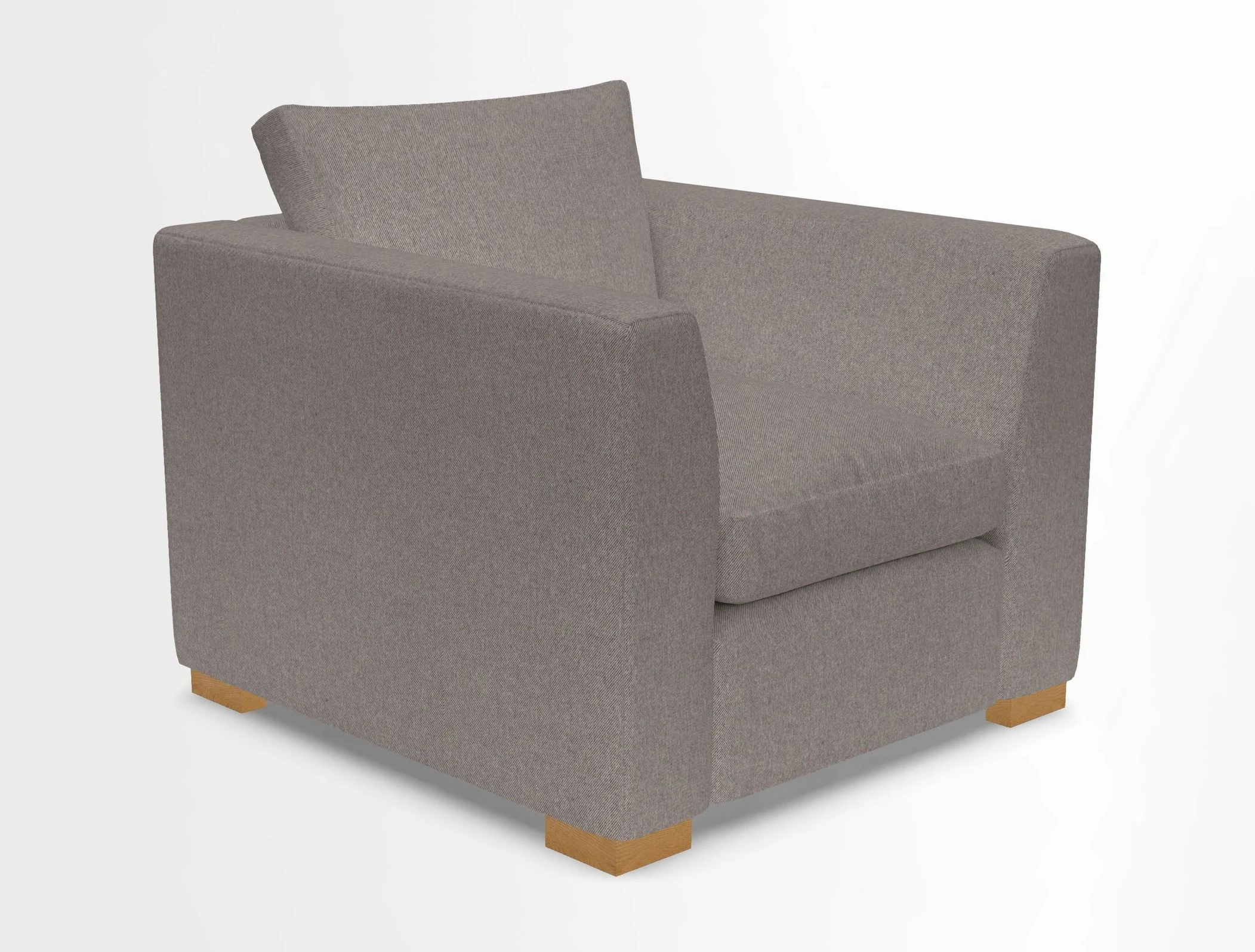 Wadenhoe Chair in Two Tone Plain Biscuit