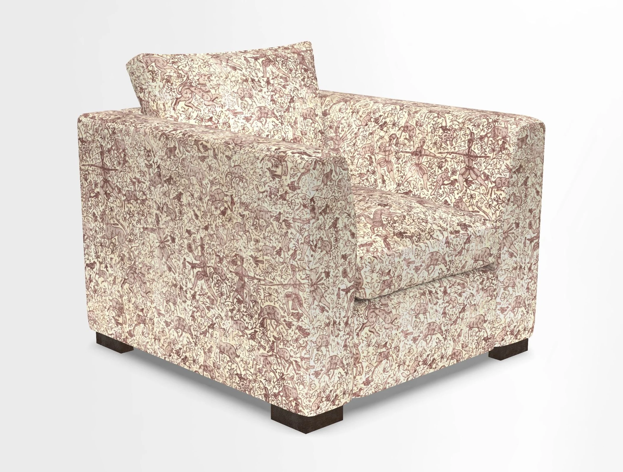 Wadenhoe Chair in Two Tone Plain Biscuit
