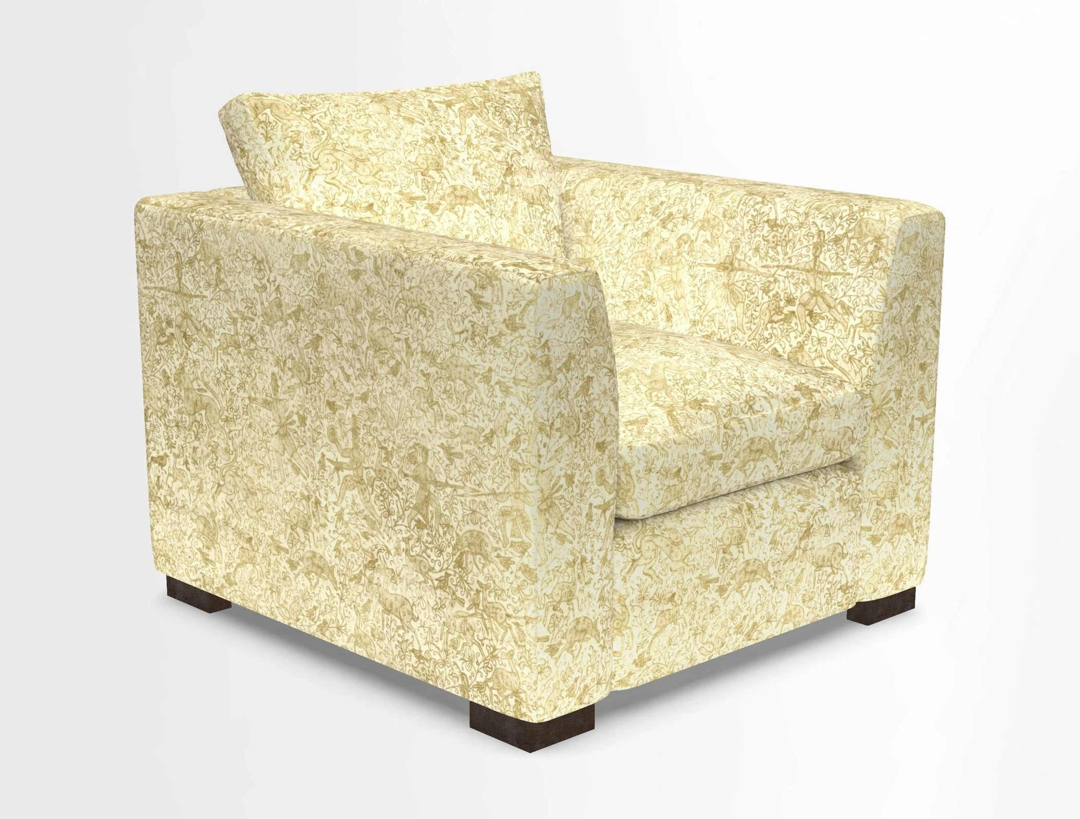 Wadenhoe Chair in Two Tone Plain Biscuit