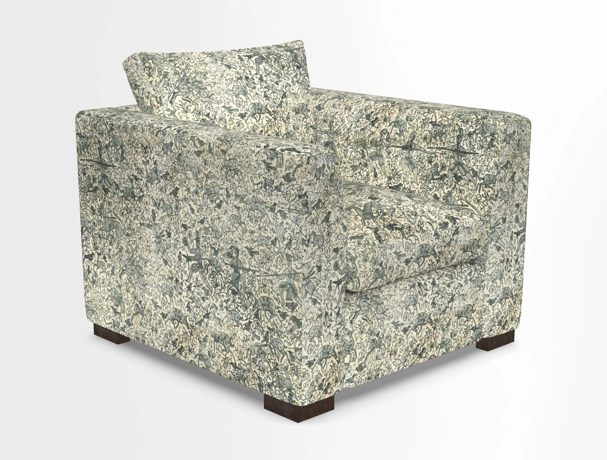Wadenhoe Chair in Two Tone Plain Biscuit