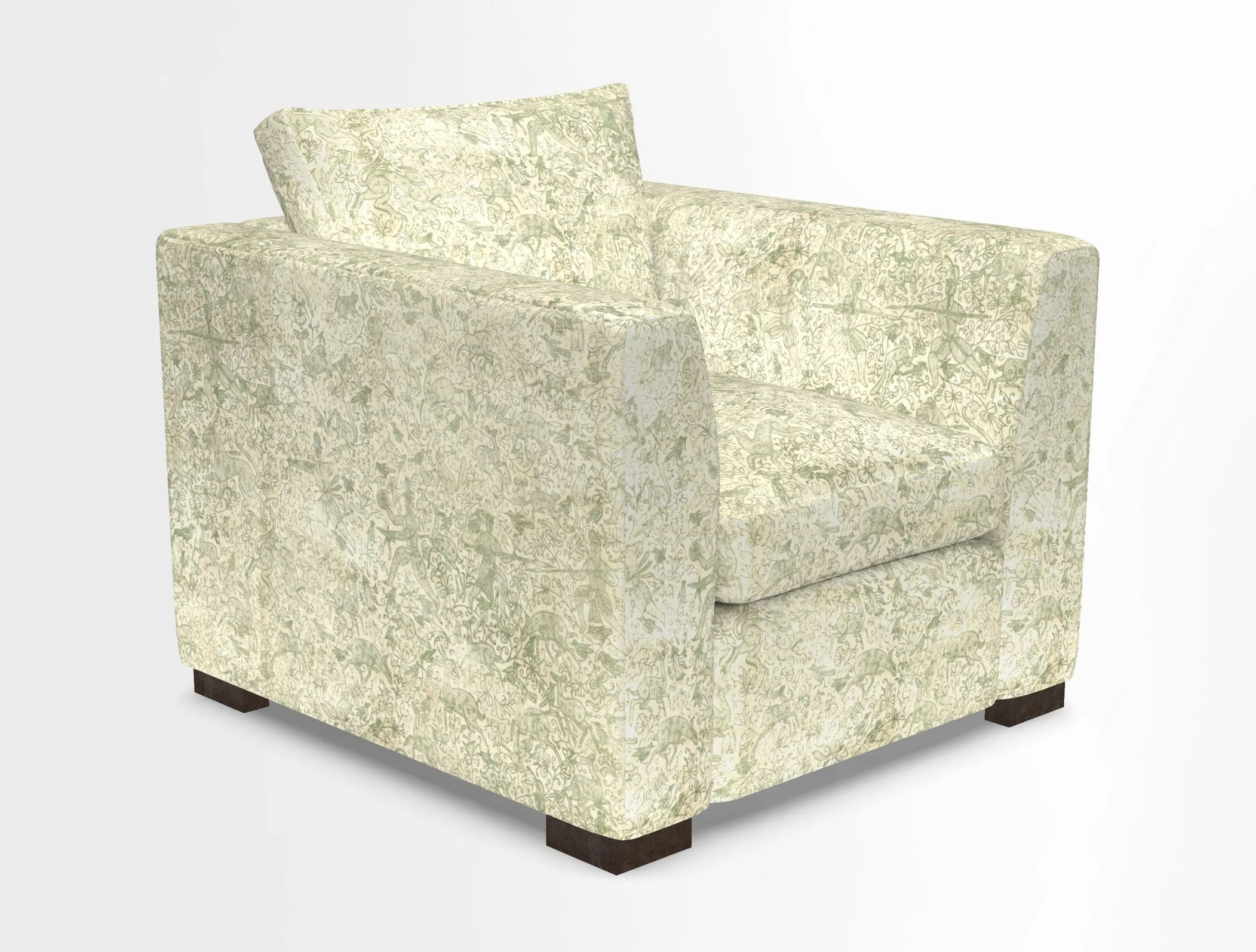Wadenhoe Chair in Two Tone Plain Biscuit