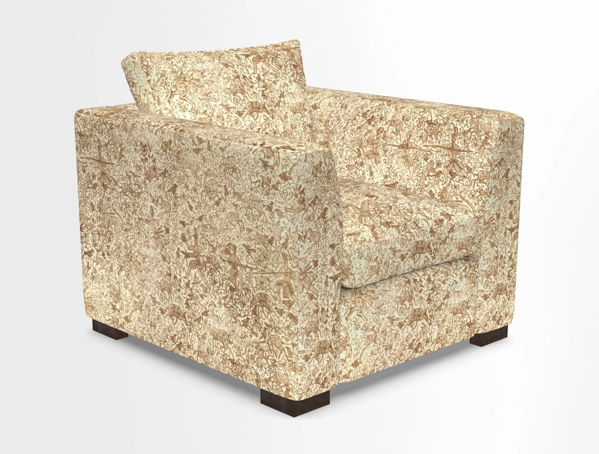 Wadenhoe Chair in Two Tone Plain Biscuit